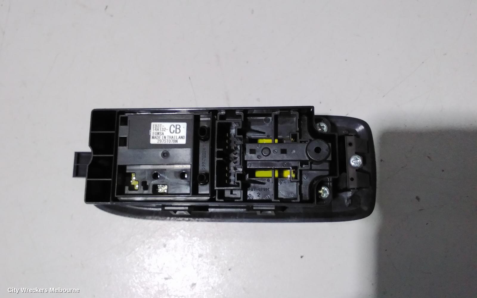 FORD RANGER PWR DR WIND SWITCH, RH FRONT (MASTER SWITCH), 2DR TYPE, PX, 06/2015 ONWARDS