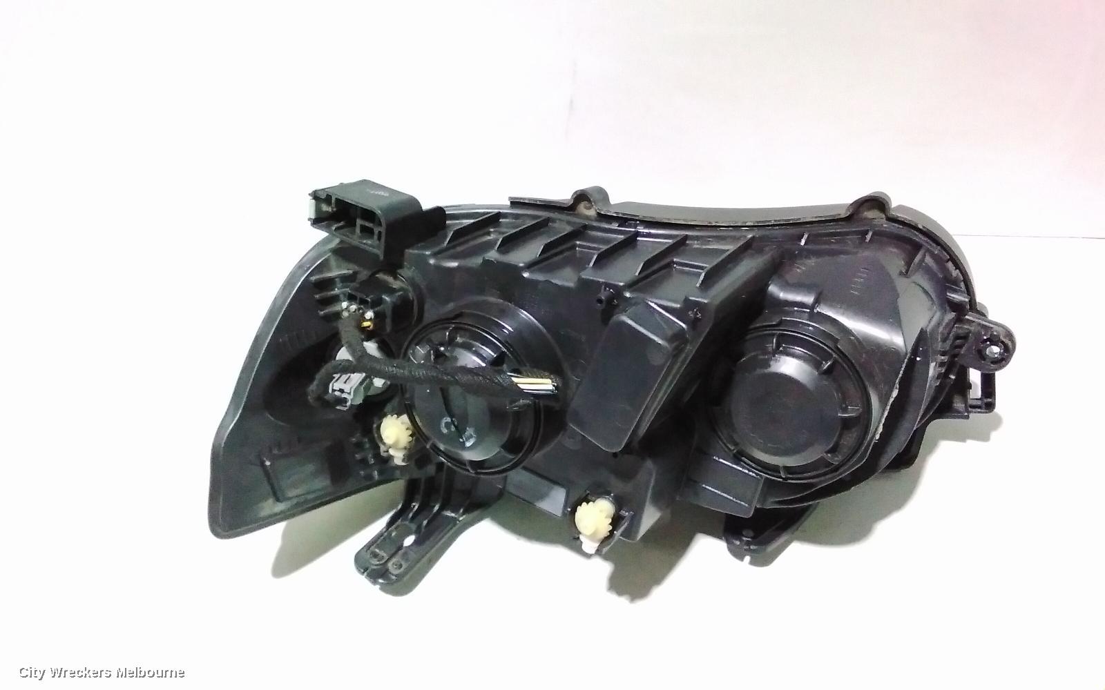 HOLDEN BARINA RIGHT HEADLAMP, TM, W/ CHROME RING TYPE, 08/2011 - 08/2016