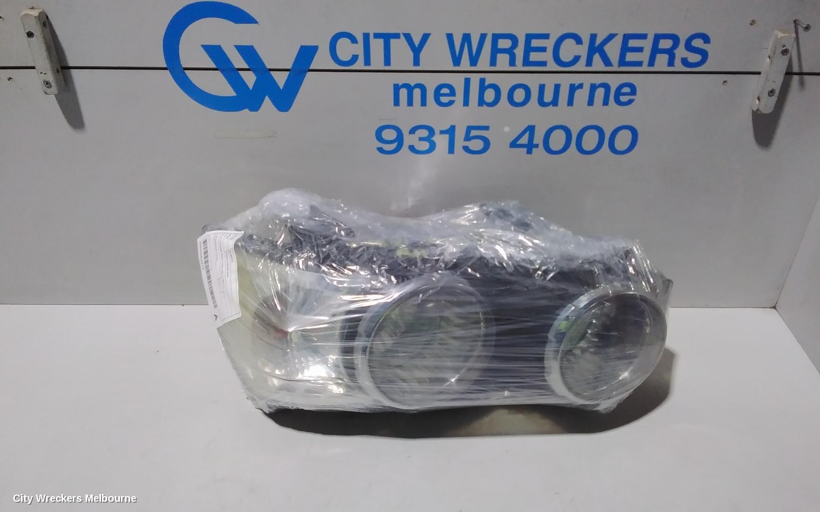 HOLDEN BARINA RIGHT HEADLAMP, TM, W/ CHROME RING TYPE, 08/2011 - 08/2016