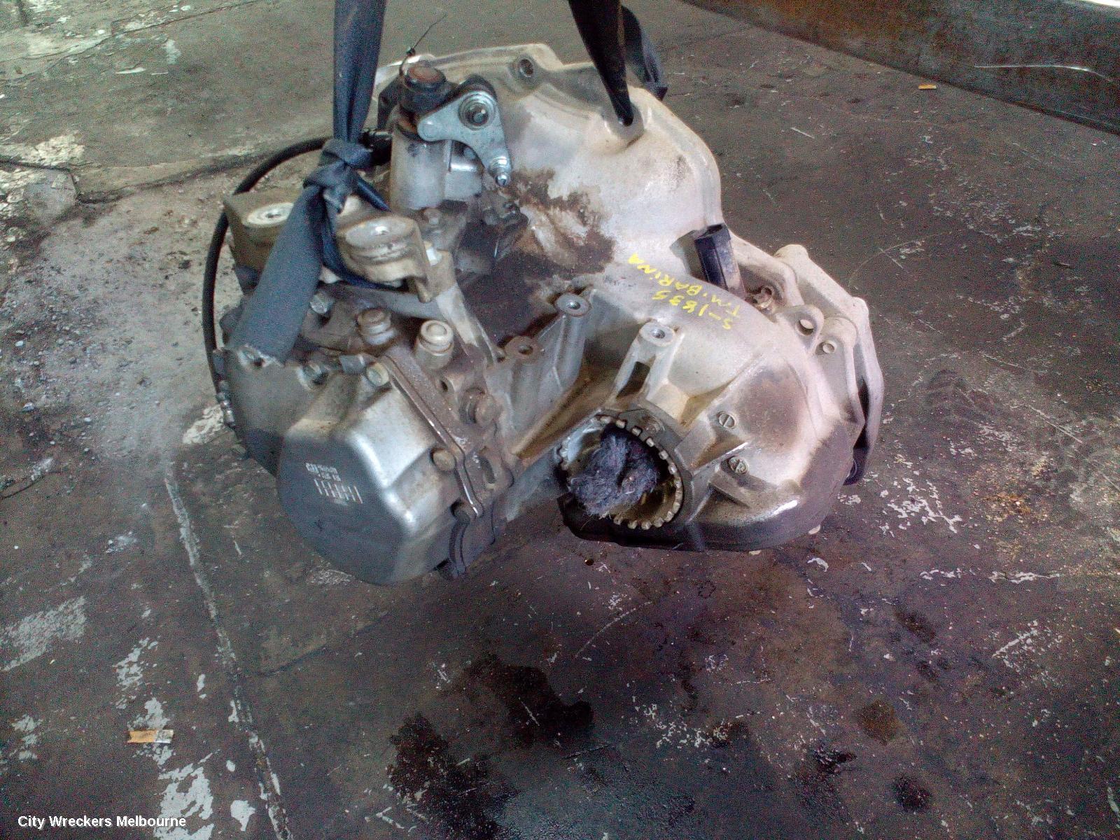 HOLDEN BARINA TRANS/GEARBOX, MANUAL, PETROL, 1.6, F16D4, 5 SPEED, TM, 09/2011 - 12/2018