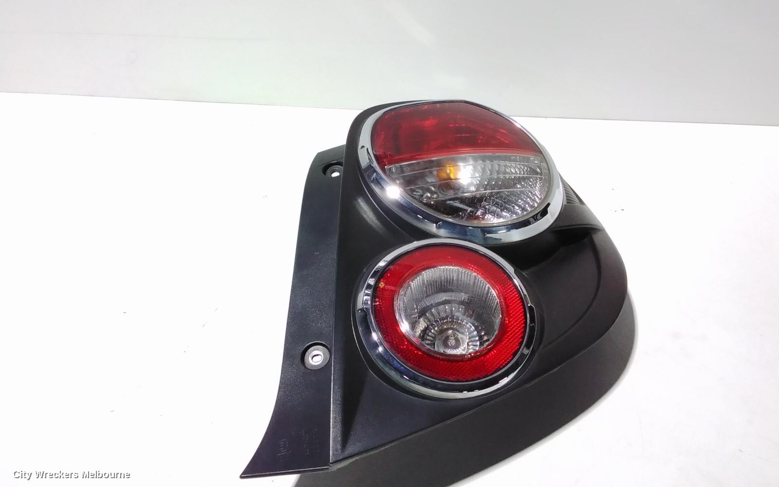 HOLDEN BARINA RIGHT TAILLIGHT, TM, HATCH, 11/2011 - 08/2016