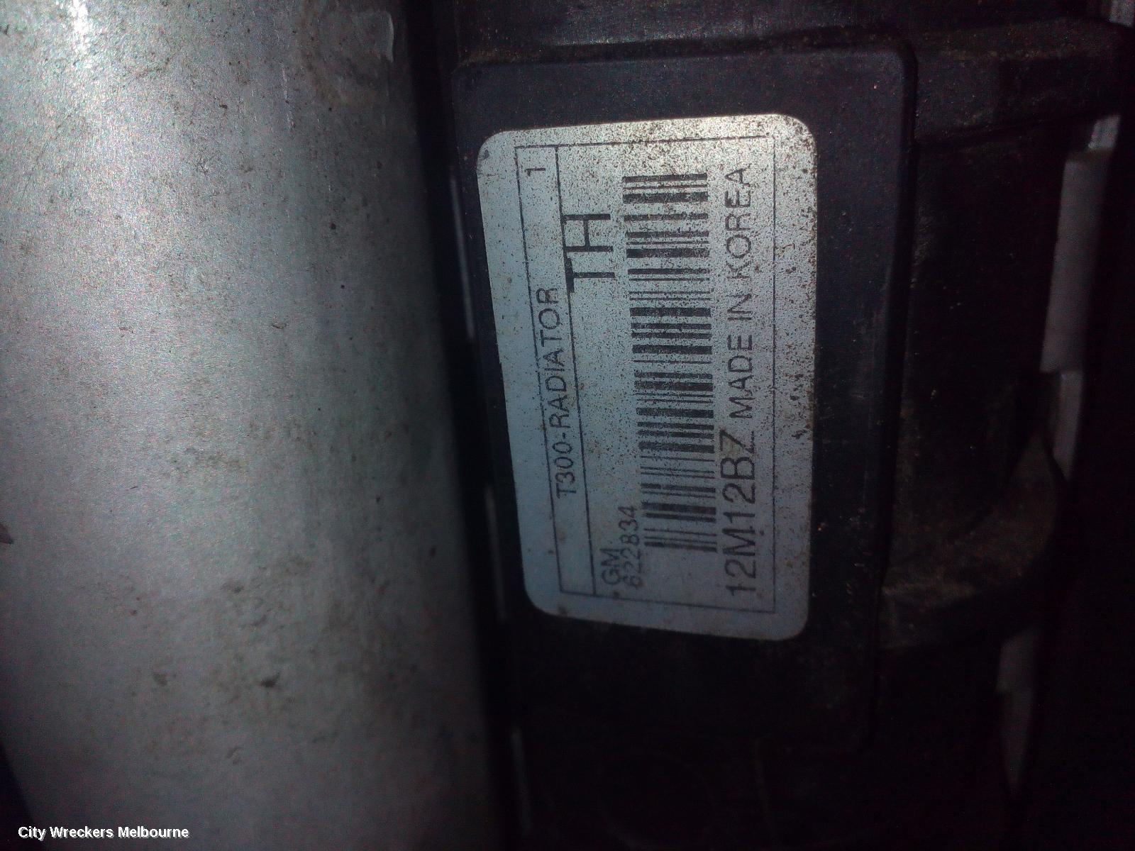 HOLDEN BARINA RADIATOR, MANUAL, 1.6, PETROL, TM, 11/2011 - 12/2018