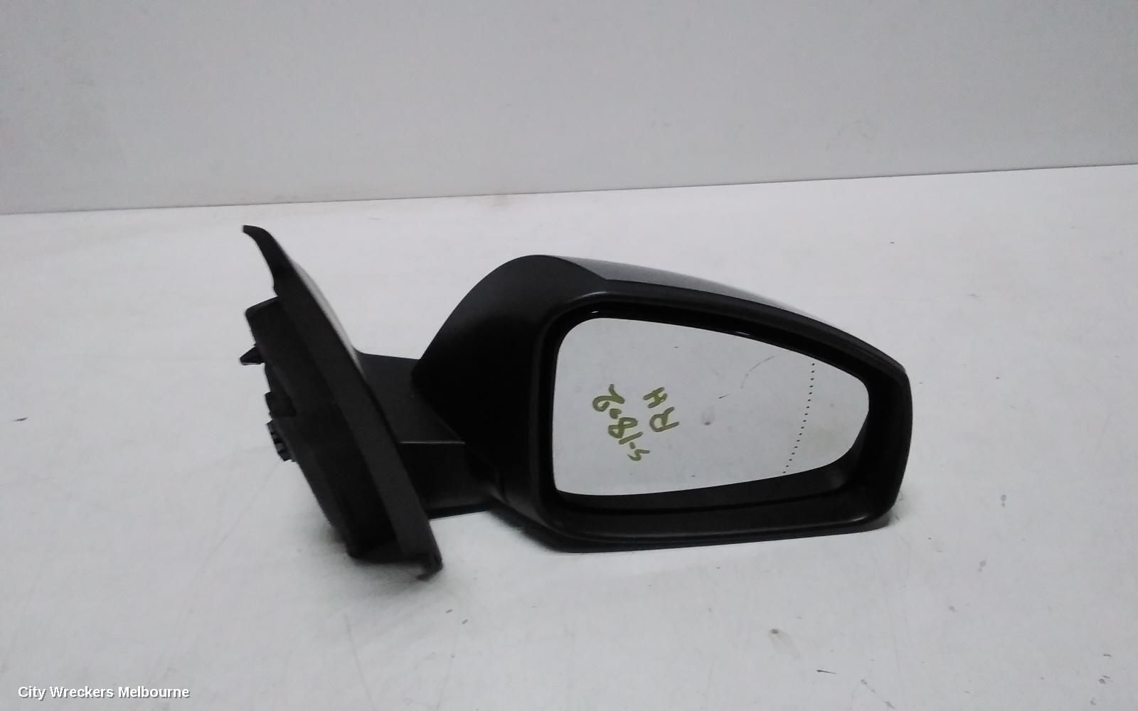 RENAULT MEGANE RIGHT DOOR MIRROR, X32/X95/K95, HATCH/WAGON, GT-LINE, GREY, 07/2013 - 06/2014