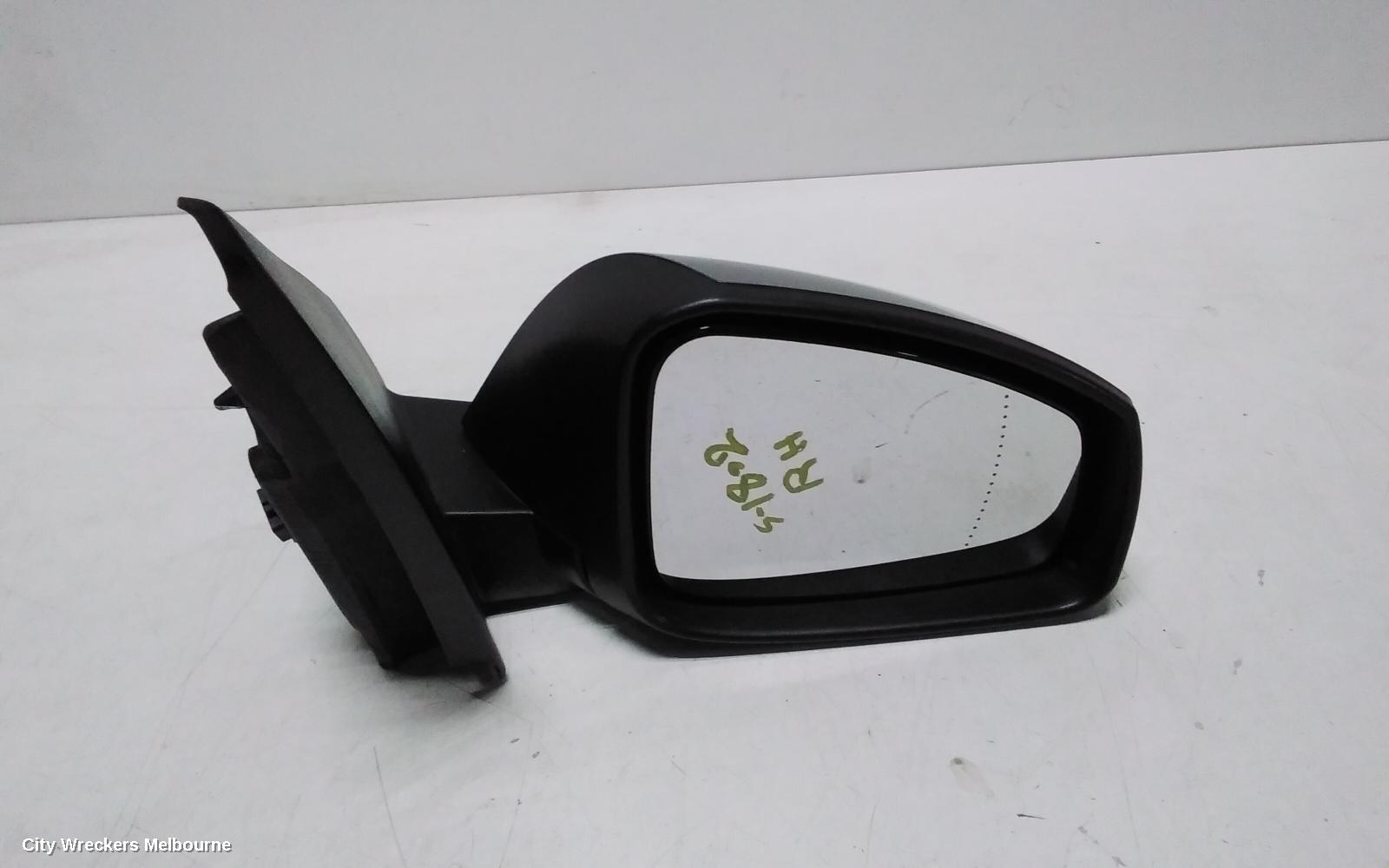 RENAULT MEGANE RIGHT DOOR MIRROR, X32/X95/K95, HATCH/WAGON, GT-LINE, GREY, 07/2013 - 06/2014