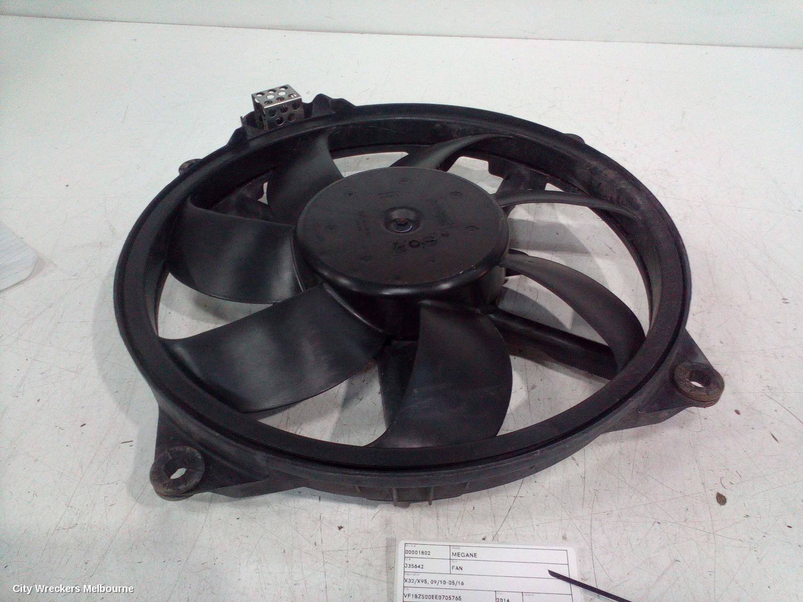 RENAULT MEGANE FAN, X32/X95, 09/2010 - 05/2016