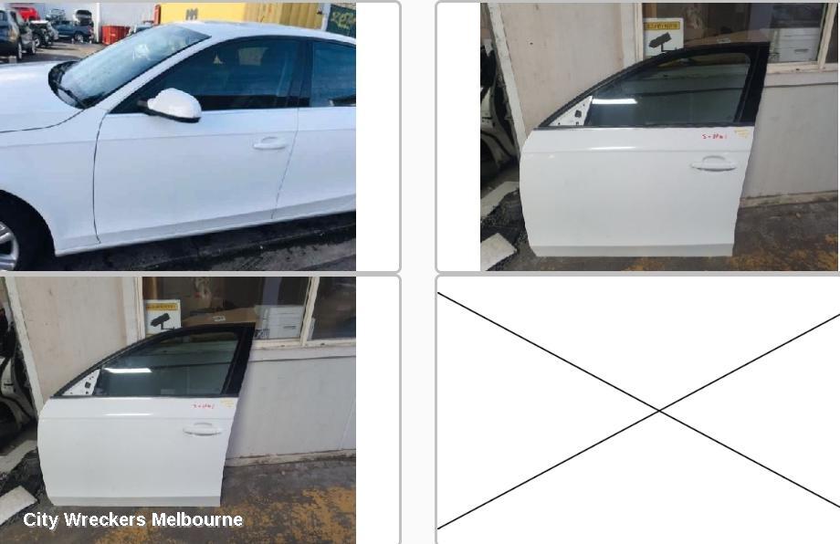 AUDI A4 LEFT FRONT DOOR, A4/S4/RS4, B8 8K, SEDAN/WAGON, 02/2008 - 09/2015