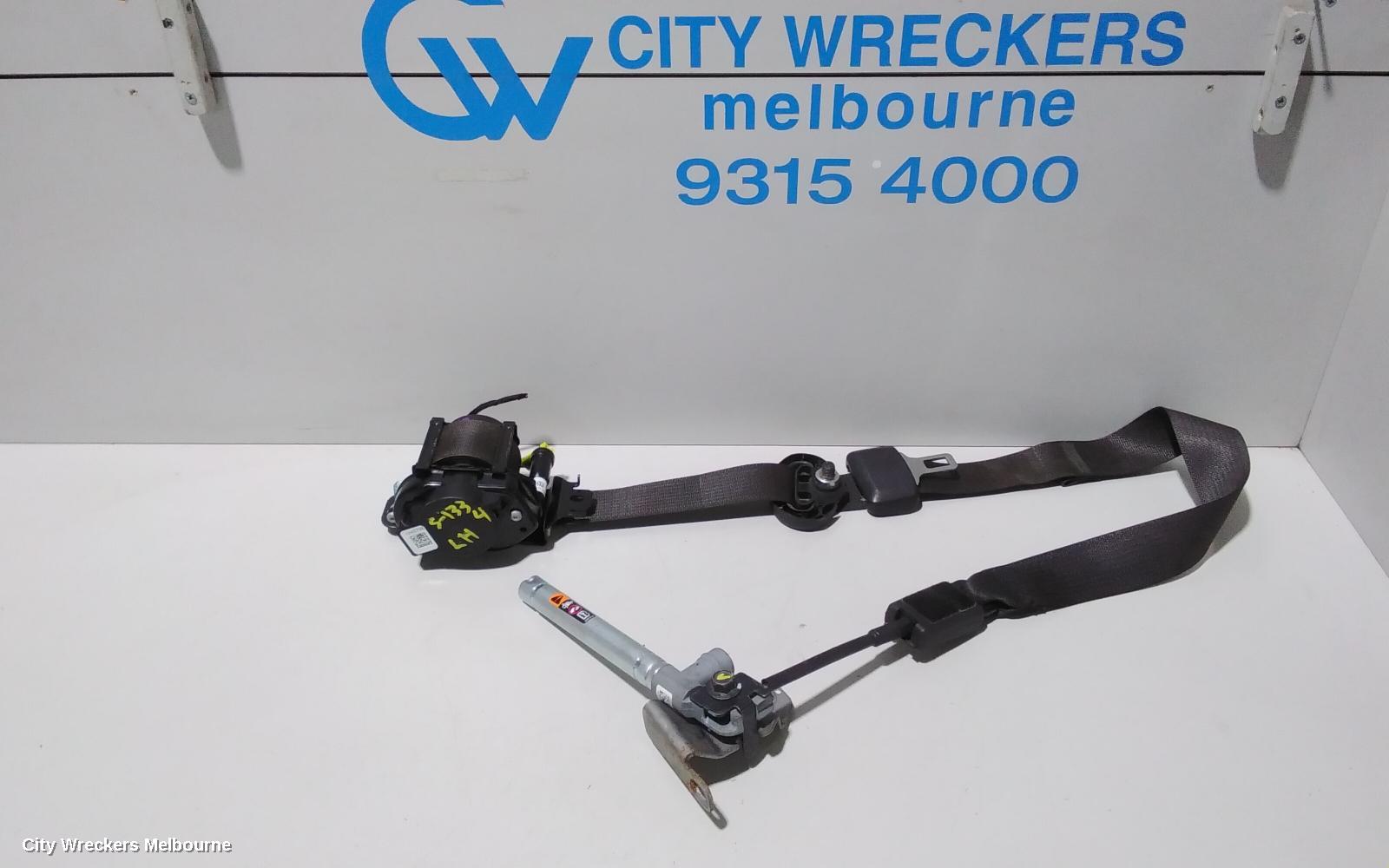HOLDEN COLORADO SEATBELT/STALK, LH FRONT, SEAT BELT ONLY, DUAL CAB, RG, 01/2012 - 06/2016