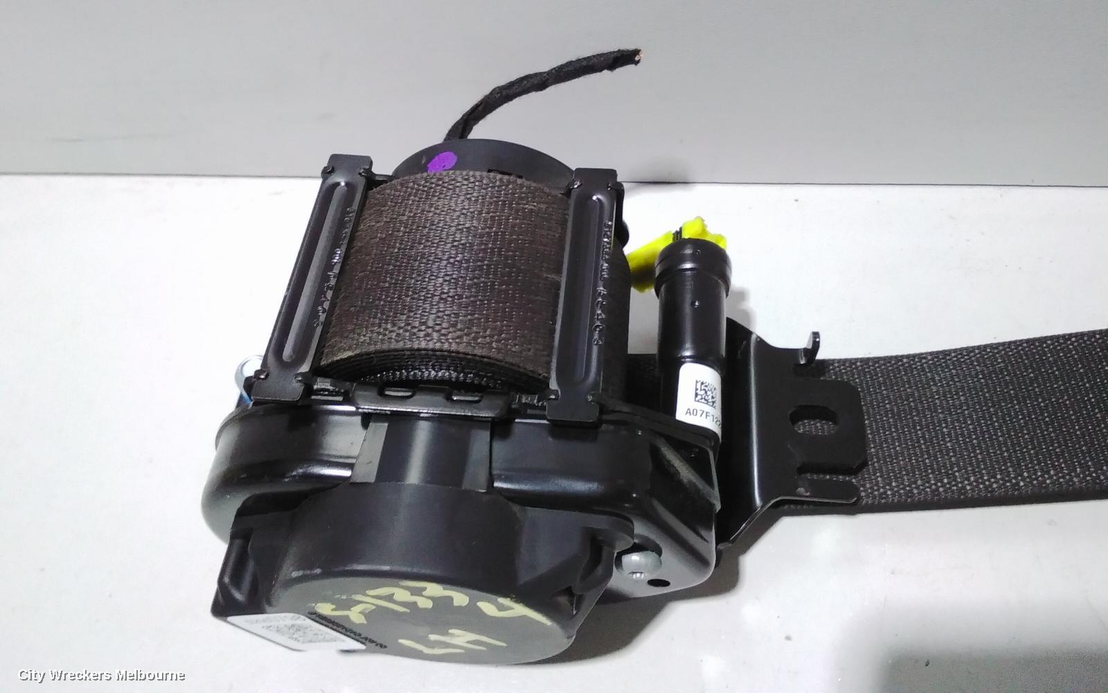 HOLDEN COLORADO SEATBELT/STALK, LH FRONT, SEAT BELT ONLY, DUAL CAB, RG, 01/2012 - 06/2016