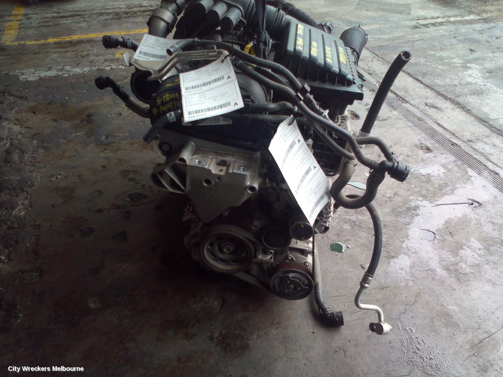 VOLKSWAGEN CADDY ENGINE, PETROL, 1.4, TURBO, 2KN, CZCB CODE, 07/2015 - 02/2021