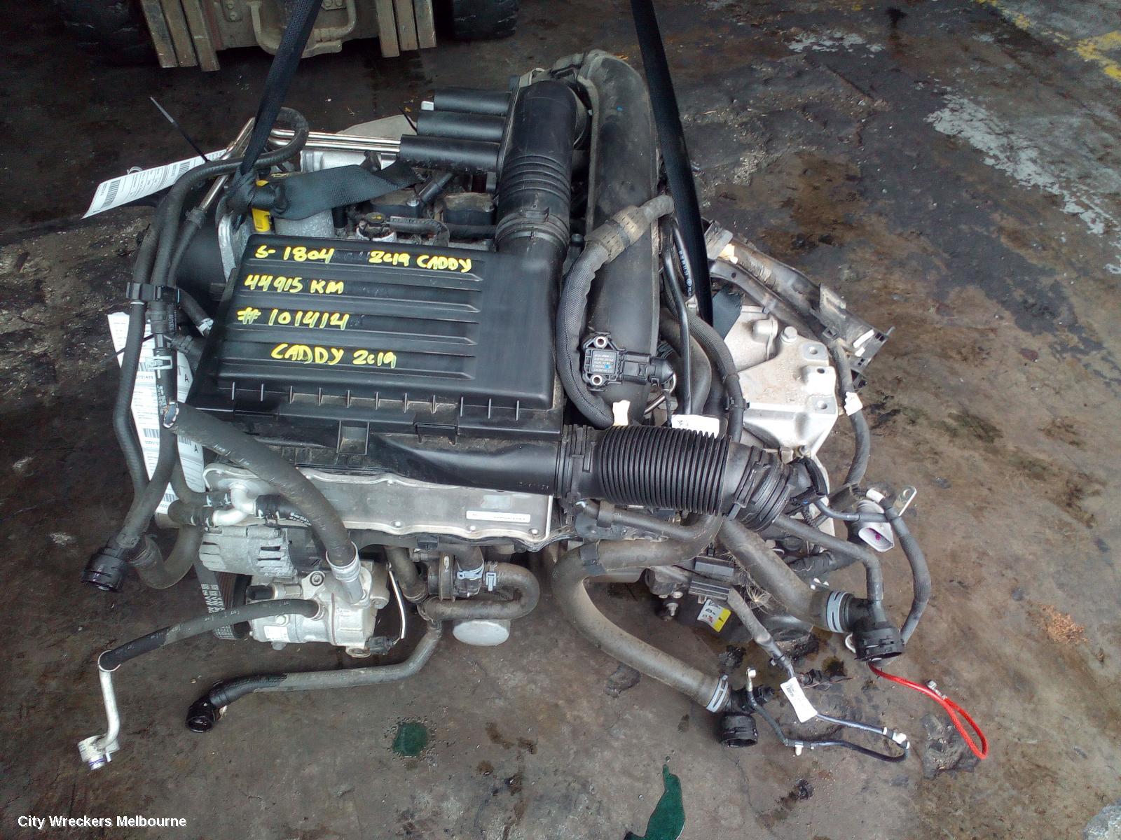 VOLKSWAGEN CADDY TRANS/GEARBOX, AUTO, PETROL, 1.4, 2KN, TRZ CODE, 07/2015 - 02/2021