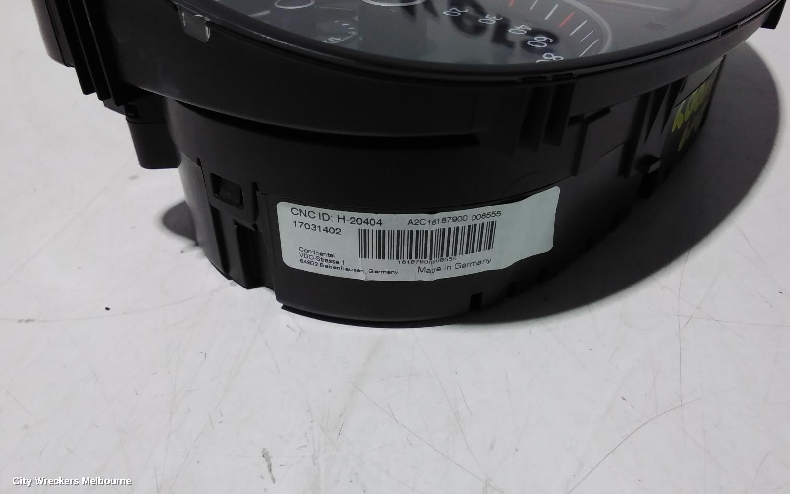 VOLKSWAGEN CADDY INSTRUMENT CLUSTER, PETROL, 2KN, 12/2015 - 02/2021