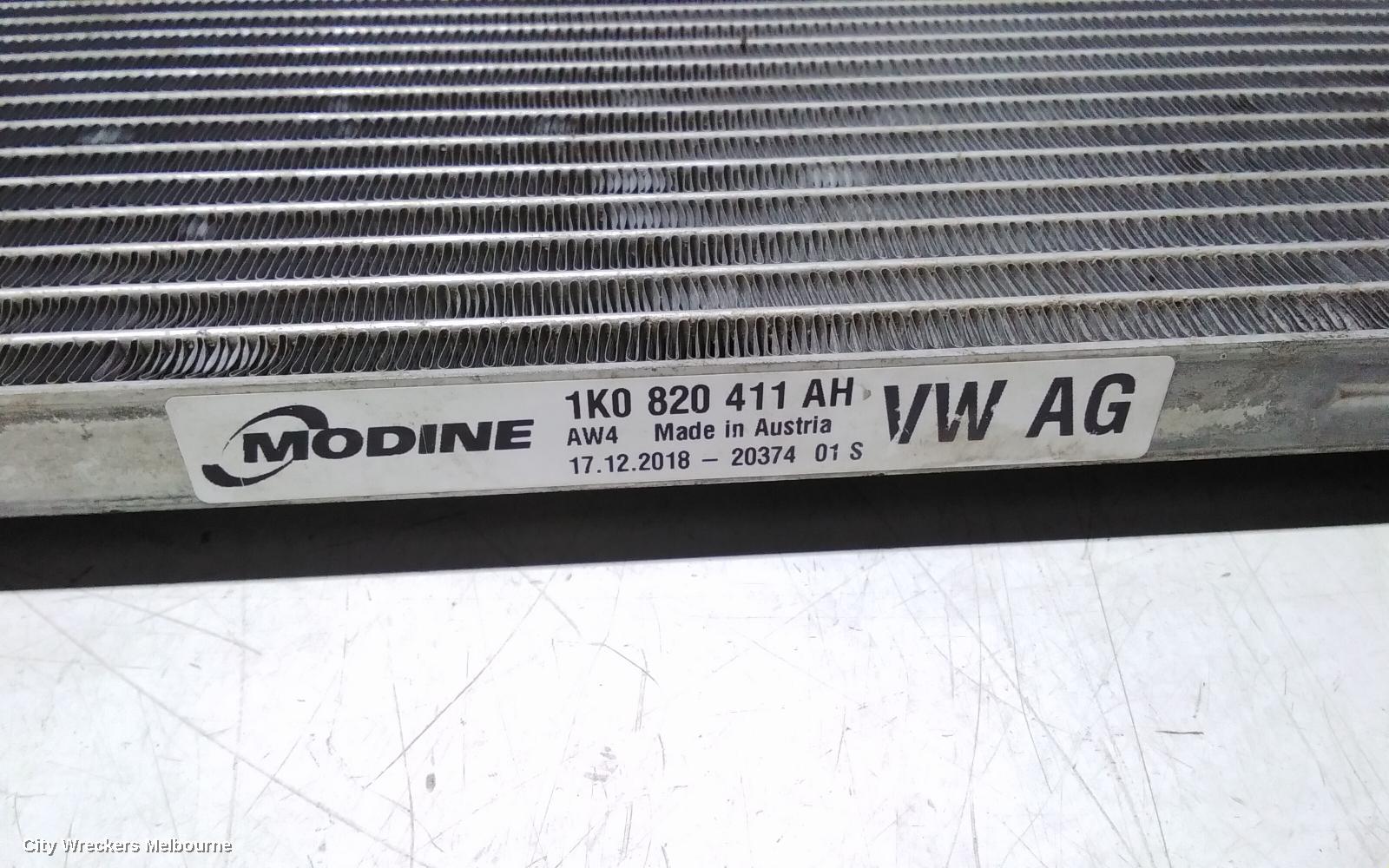 VOLKSWAGEN CADDY A/C CONDENSER, 2KN, 12/2015 - 02/2021
