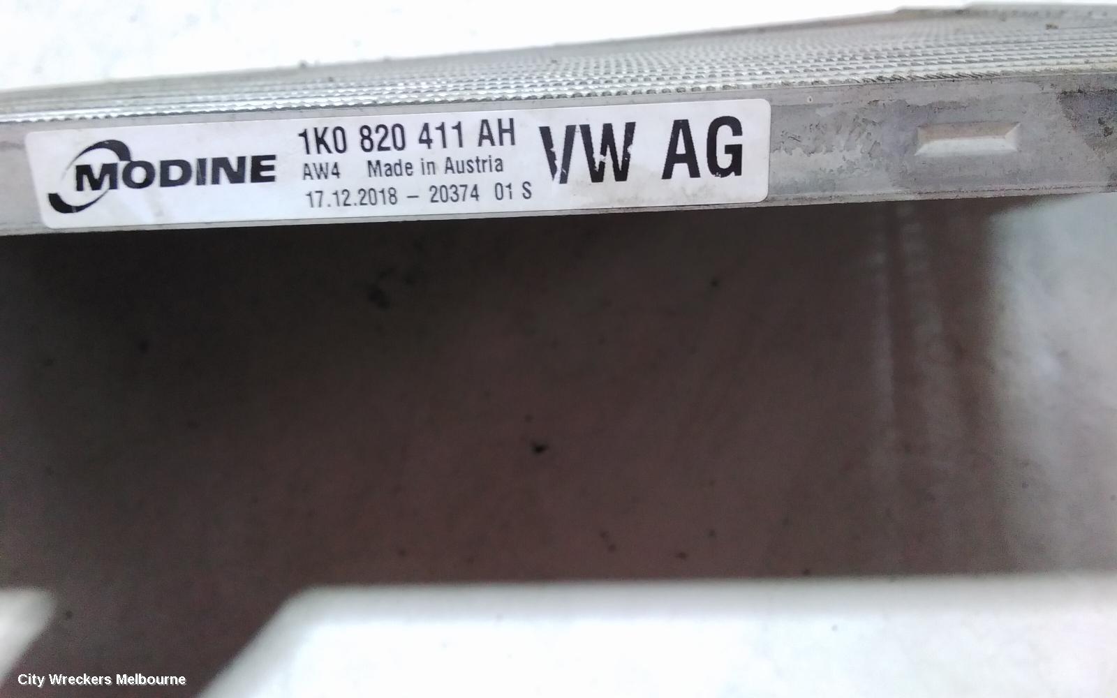 VOLKSWAGEN CADDY A/C CONDENSER, 2KN, 12/2015 - 02/2021