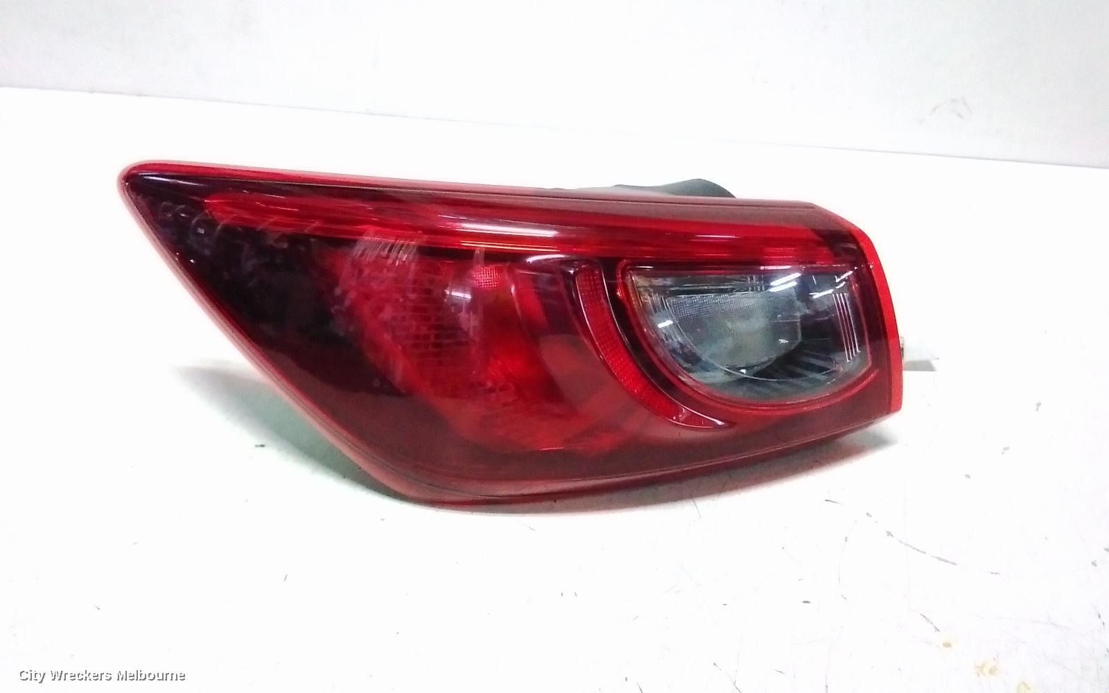 MAZDA CX3 LEFT TAILLIGHT, DK, NON LED TYPE, 03/2015 ONWARDS