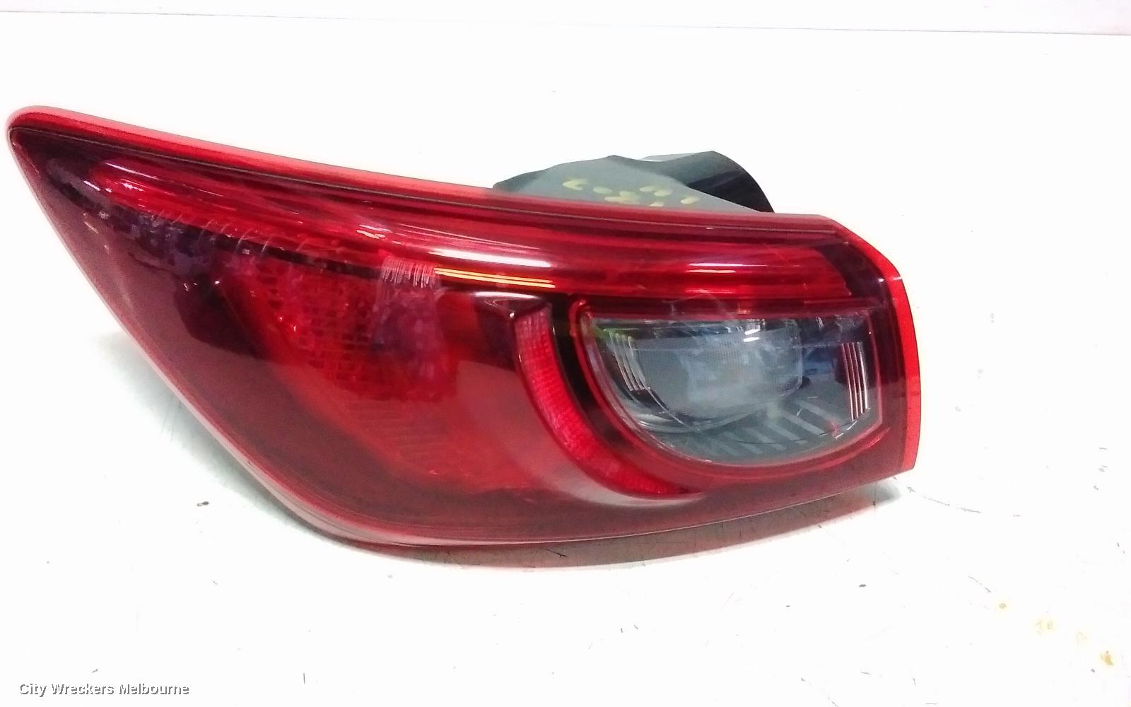 MAZDA CX3 LEFT TAILLIGHT, DK, NON LED TYPE, 03/2015 ONWARDS