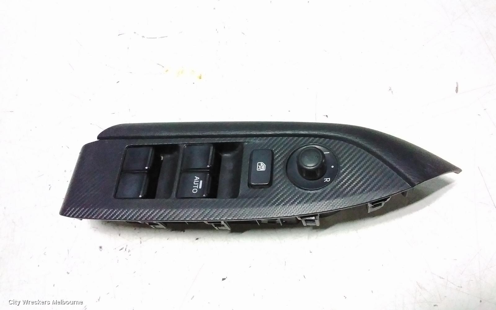 MAZDA CX3 PWR DR WIND SWITCH, RH FRONT (MASTER SWITCH), DK, 03/2015 - 01/2017