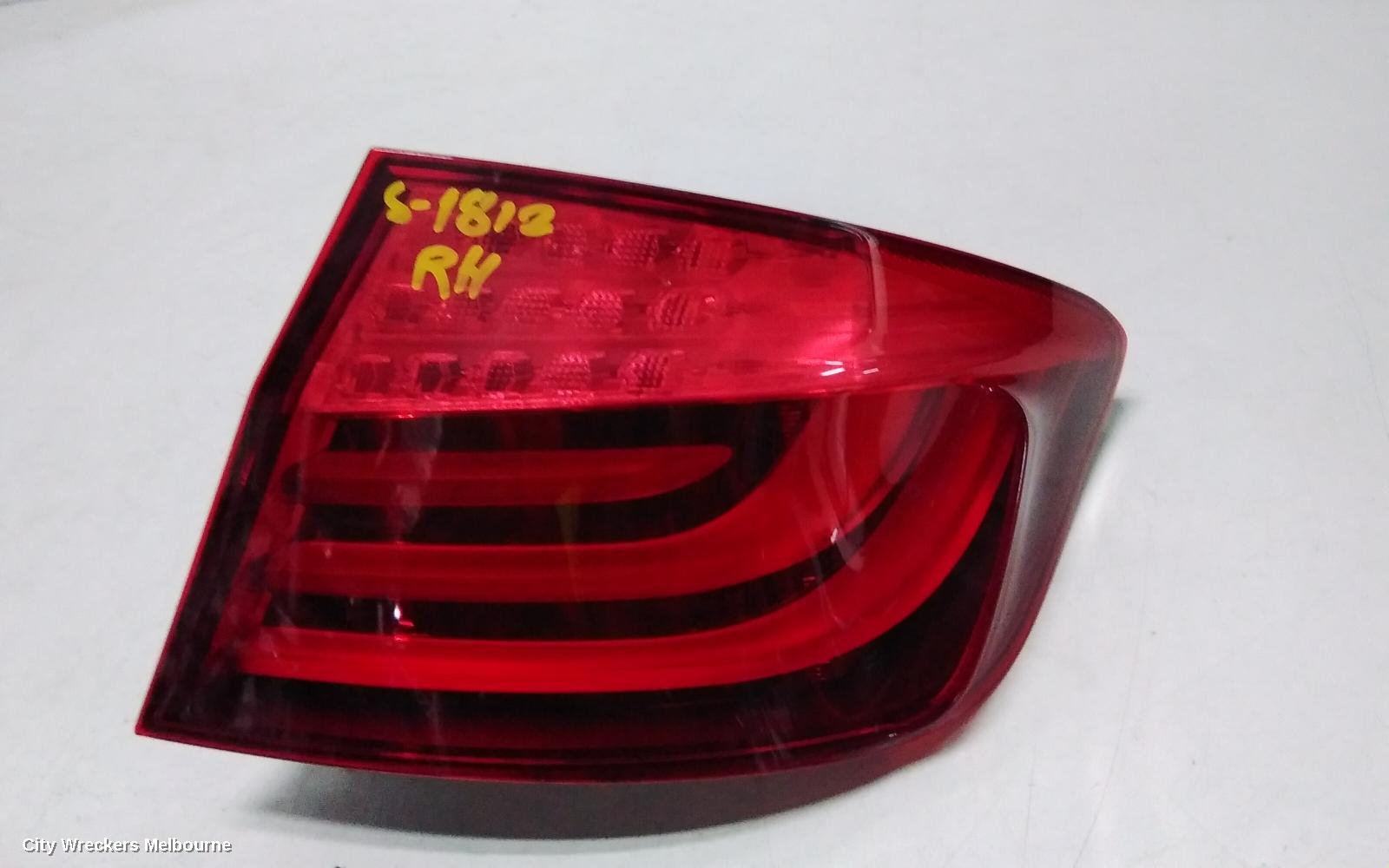 BMW 5 SERIES RIGHT TAILLIGHT, F10, SEDAN, 05/2010 - 07/2013
