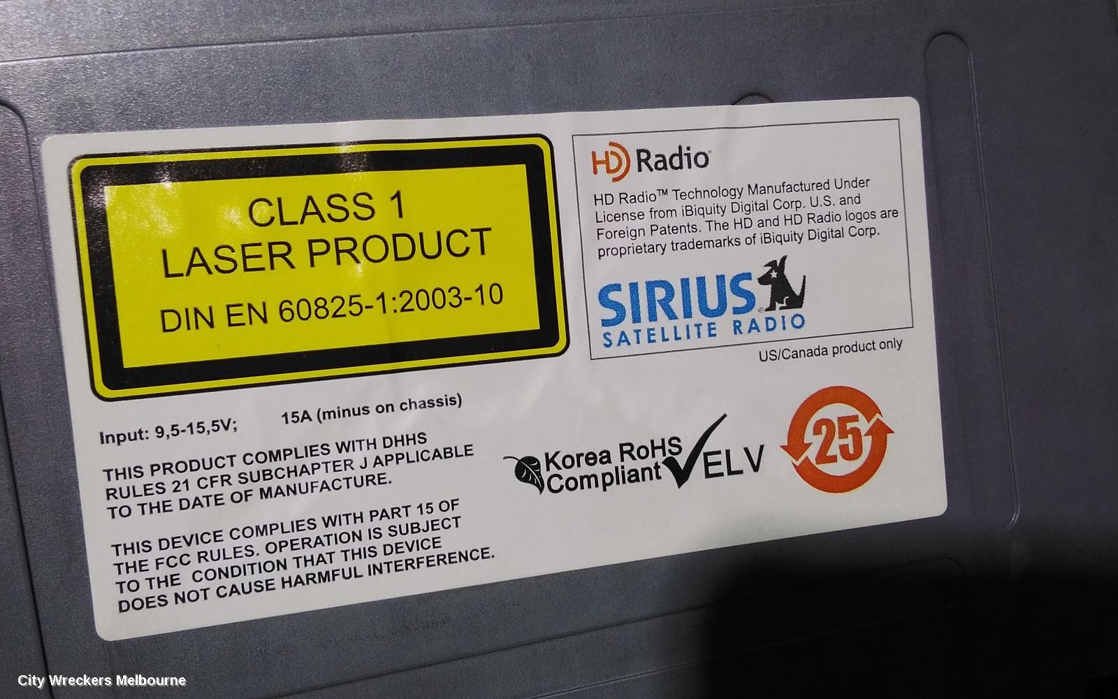 BMW 5 SERIES RADIO/CD/DVD/SAT/TV, DISPLAY UNIT, 7IN BUSINESS, F10/F11, 05/2010 - 09/2012