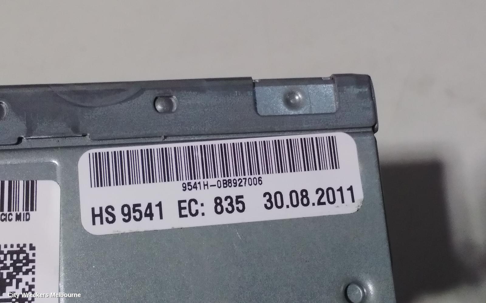BMW 5 SERIES RADIO/CD/DVD/SAT/TV, DISPLAY UNIT, 7IN BUSINESS, F10/F11, 05/2010 - 09/2012