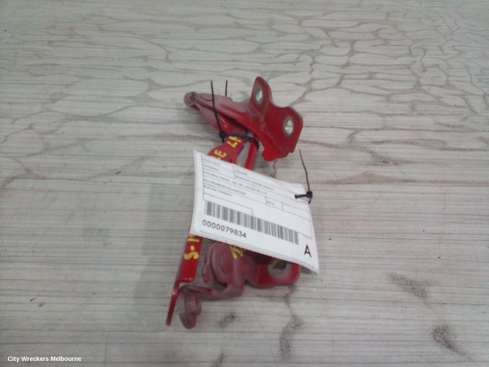 HOLDEN CRUZE BONNET HINGE/STRUT, HINGE (RH SIDE), JG-JH, 03/2009 - 01/2017