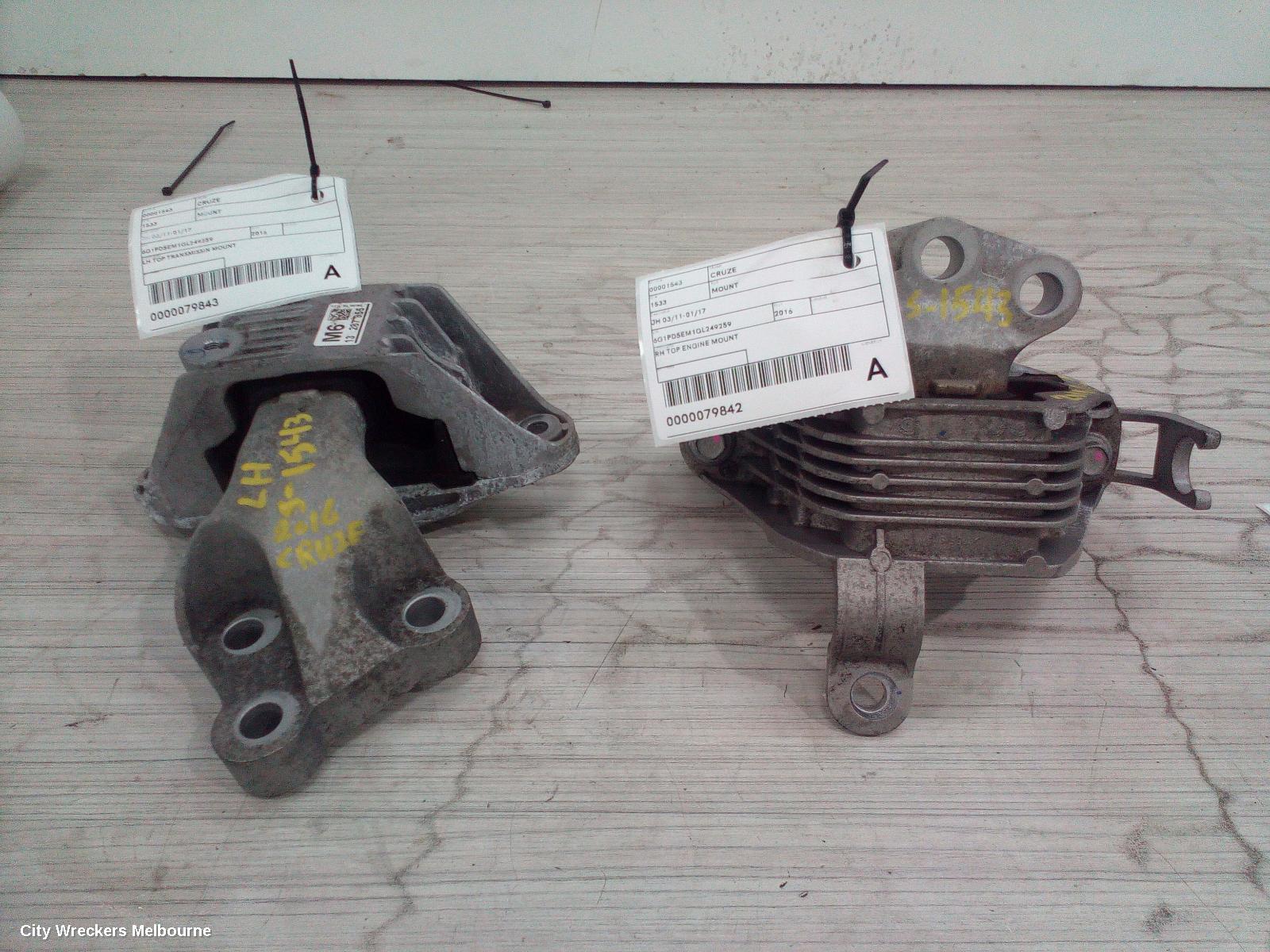 HOLDEN CRUZE MOUNT, JH 03/2011 - 01/2017