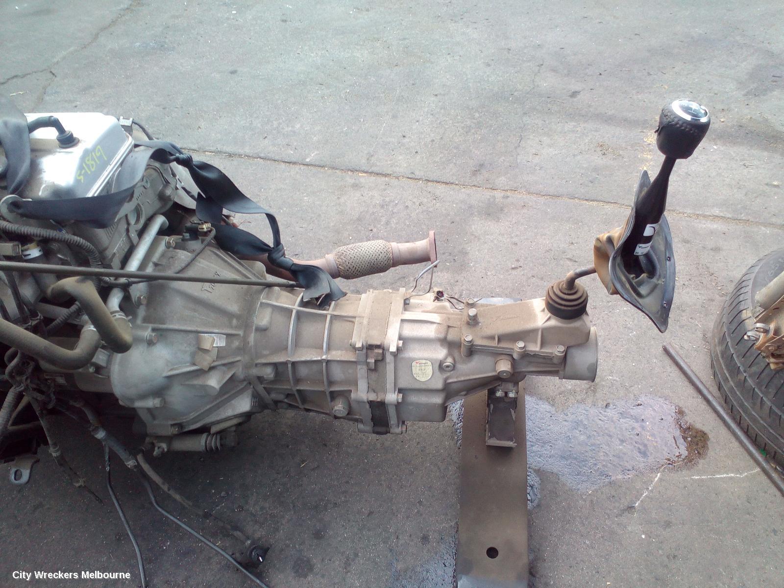 GREAT WALL STEED TRANS/GEARBOX, MANUAL, RWD, PETROL, 2.4, NBP, 07/2016 - 12/2020