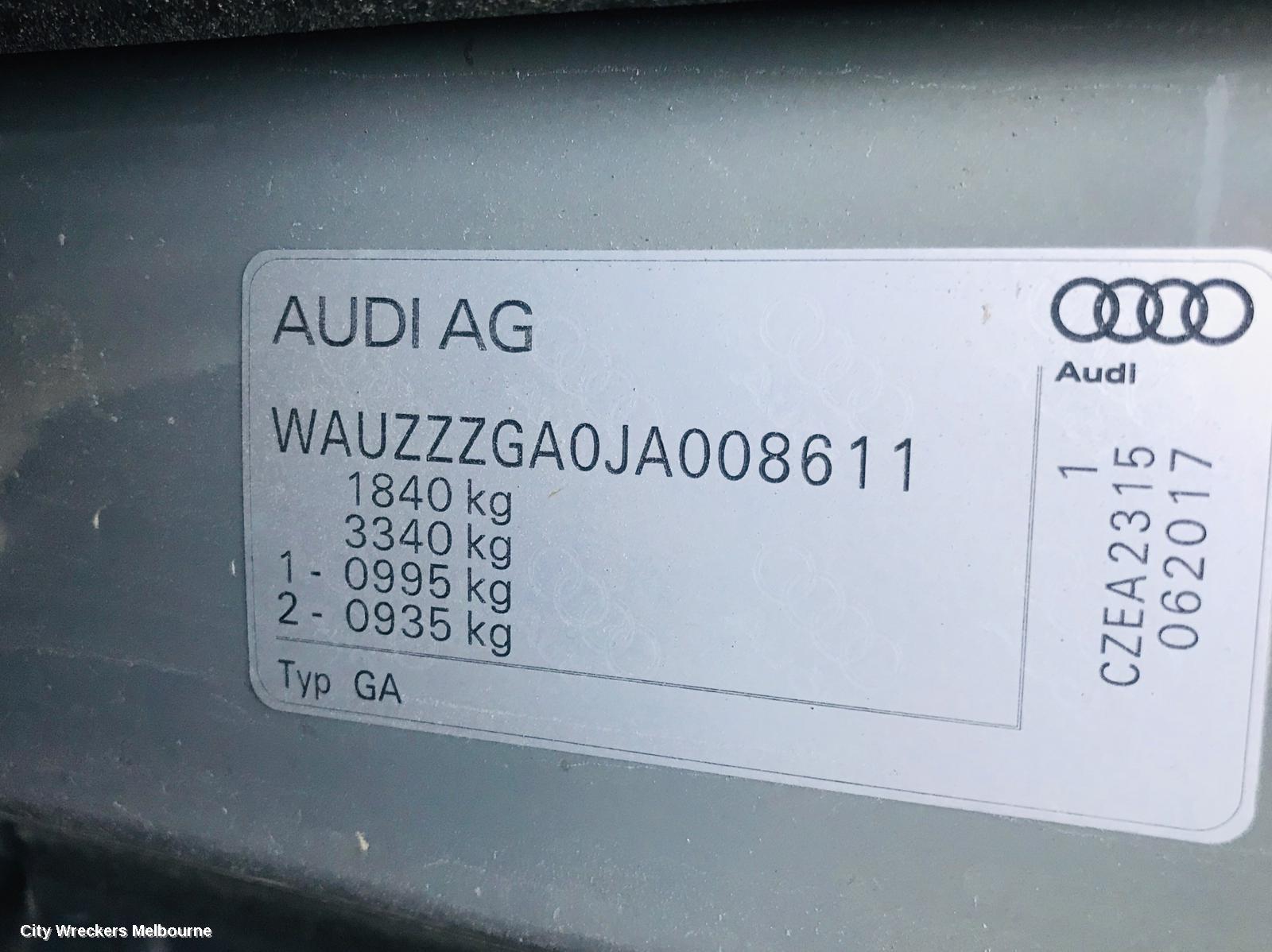 AUDI Q2 OXYGEN SENSOR, GA, 10/2016 ONWARDS