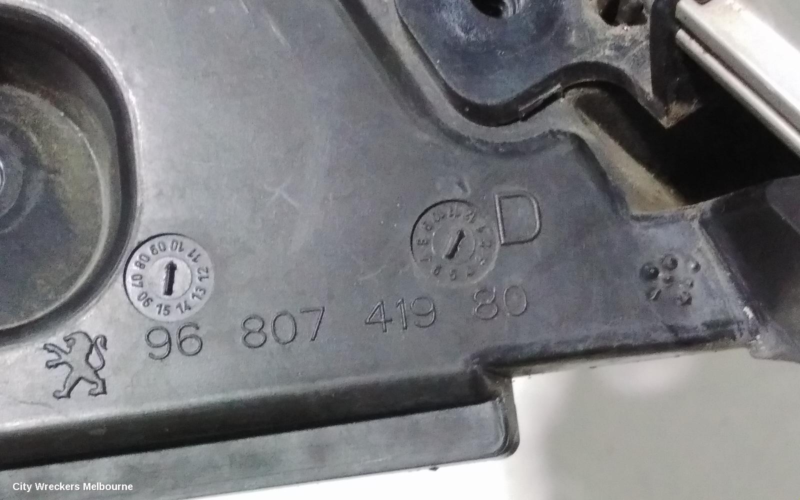 PEUGEOT 308 WASHER JET, T7, 09/2007 - 01/2014
