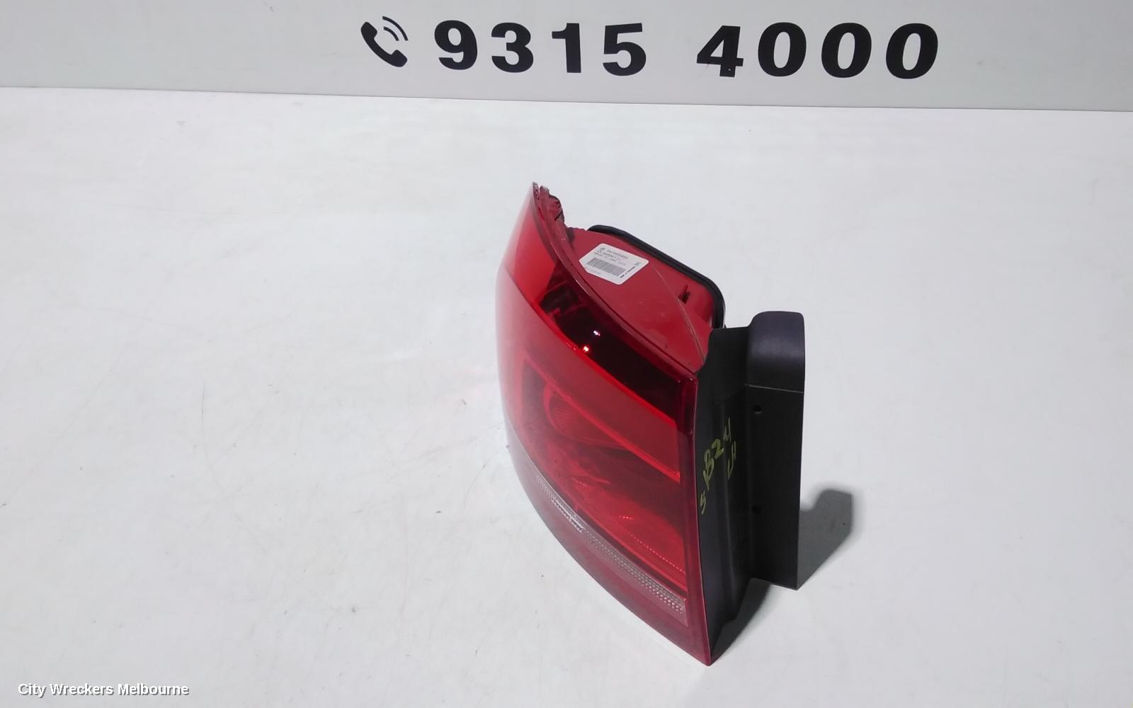 VOLKSWAGEN PASSAT LEFT TAILLIGHT, 3C/MK6 B7, ALLTRACK/WAGON, NON LED TYPE, 09/2010 - 05/2015