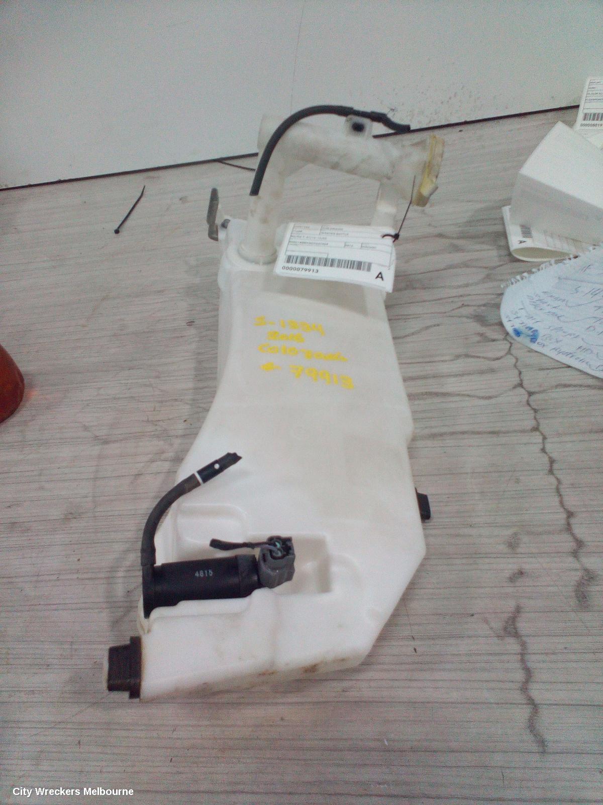 HOLDEN COLORADO WASHER BOTTLE, RG/RG 7, 01/2012 - 12/2020