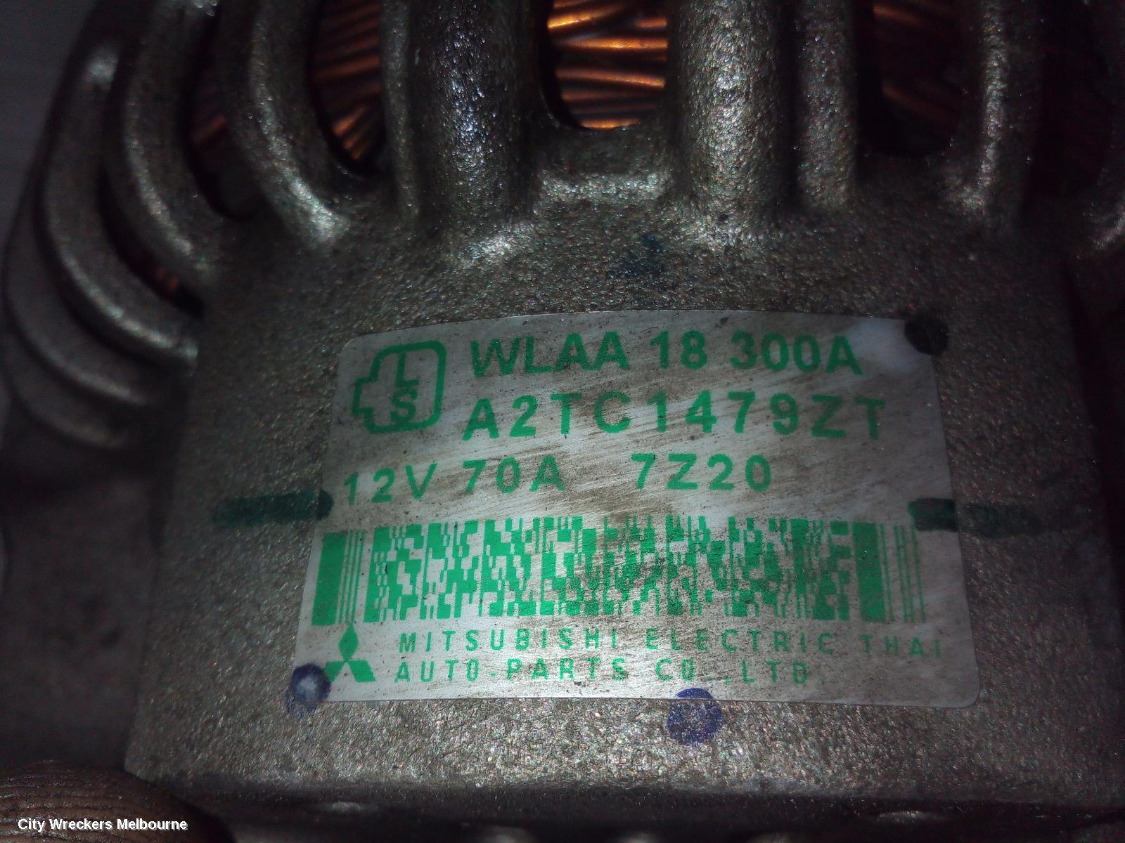 FORD RANGER ALTERNATOR, DIESEL, 3.0, PJ-PK, 12/2006 - 06/2011