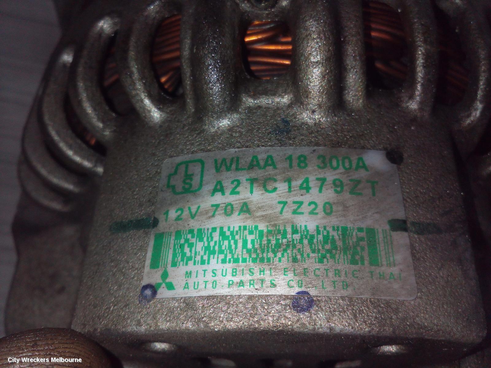FORD RANGER ALTERNATOR, DIESEL, 3.0, PJ-PK, 12/2006 - 06/2011