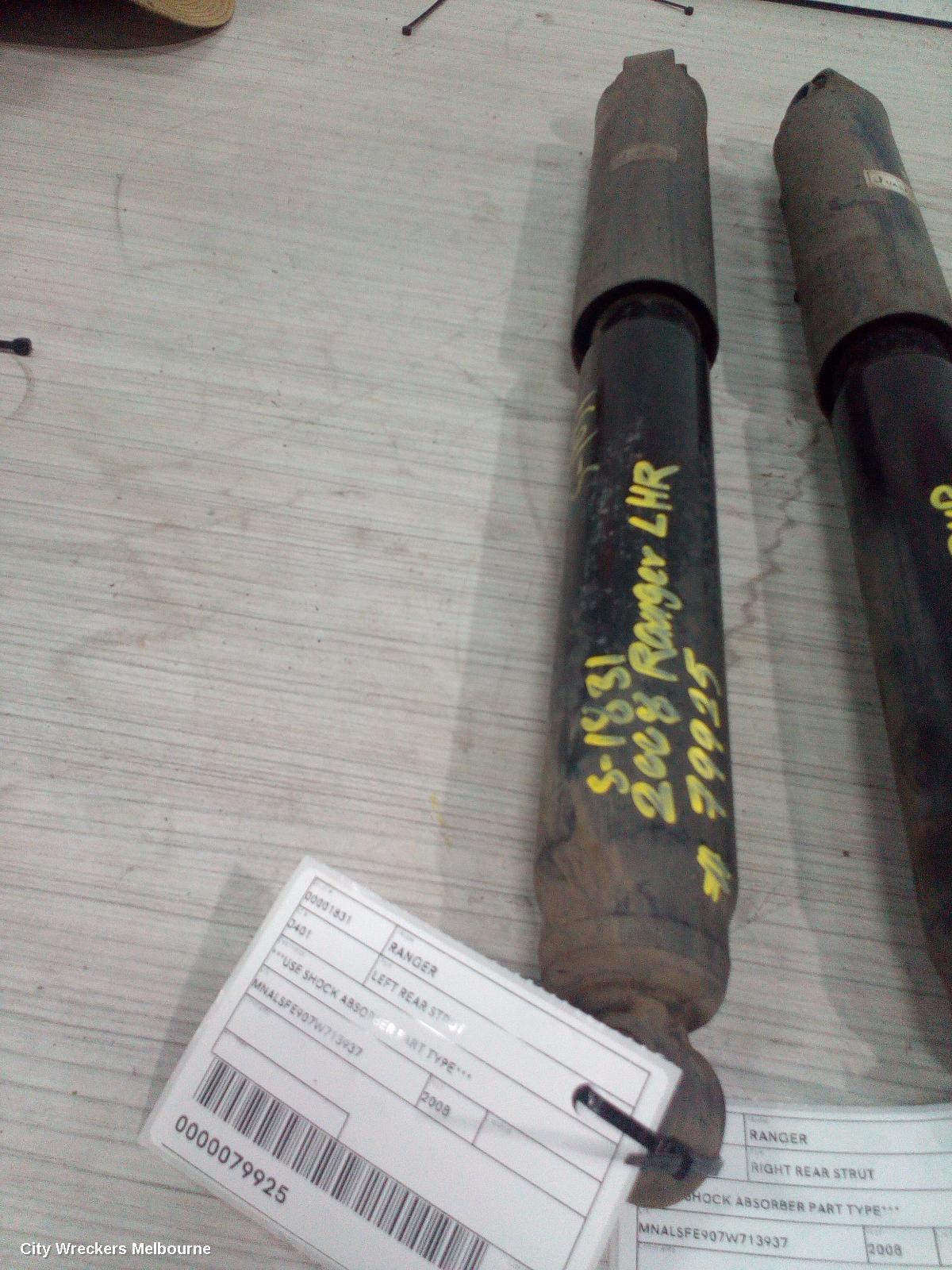FORD RANGER LEFT REAR STRUT, ***USE SHOCK ABSORBER PART TYPE***