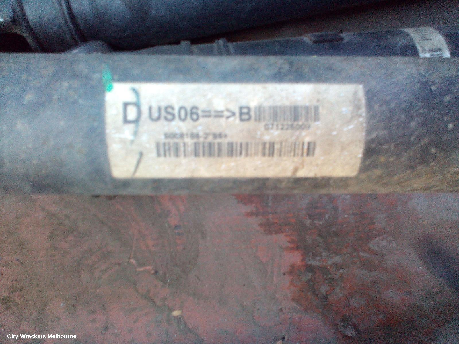 FORD RANGER REAR DRIVE SHAFT, 3.0, DIESEL, AUTO T/M, 2WD, DUAL CAB, PJ-PK, 11/2006 - 06/2011