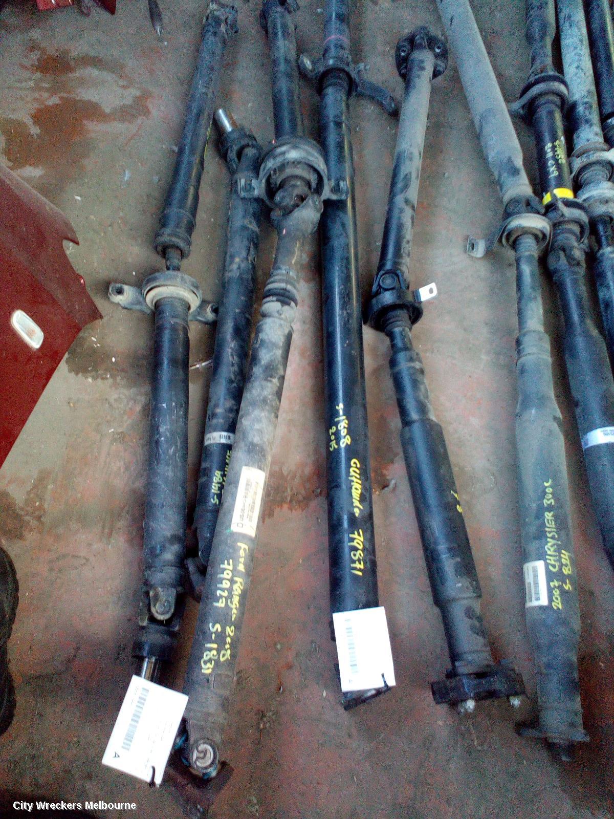 FORD RANGER REAR DRIVE SHAFT, 3.0, DIESEL, AUTO T/M, 2WD, DUAL CAB, PJ-PK, 11/2006 - 06/2011