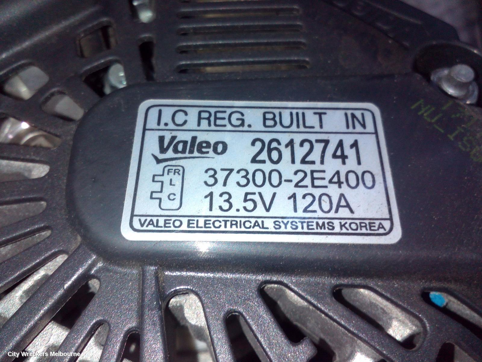 HYUNDAI TUCSON ALTERNATOR, PETROL, 2.0, G4NA/G4NC, AUTO T/M, TL, 07/2015 - 01/2021