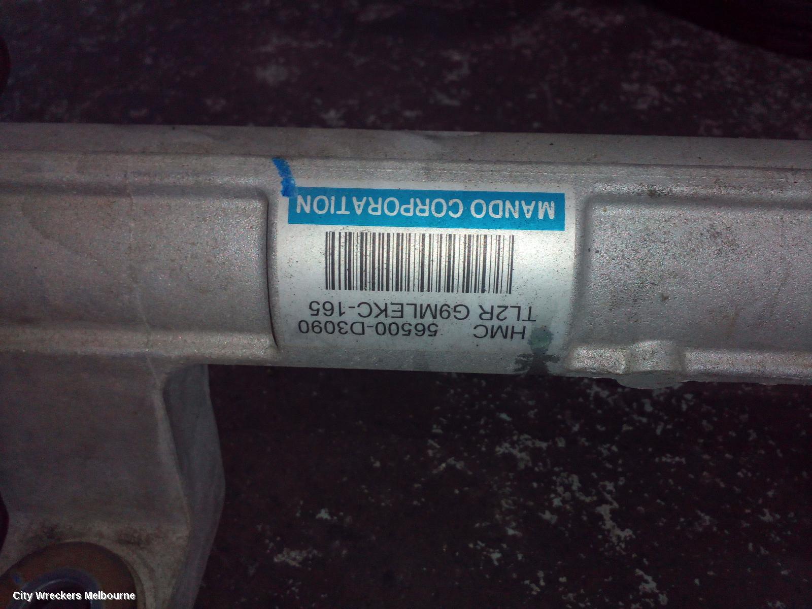 HYUNDAI TUCSON STEERING BOX/RACK, TL, FWD, KOREAN BUILT (VIN KMHJ), 07/2015 - 06/2018