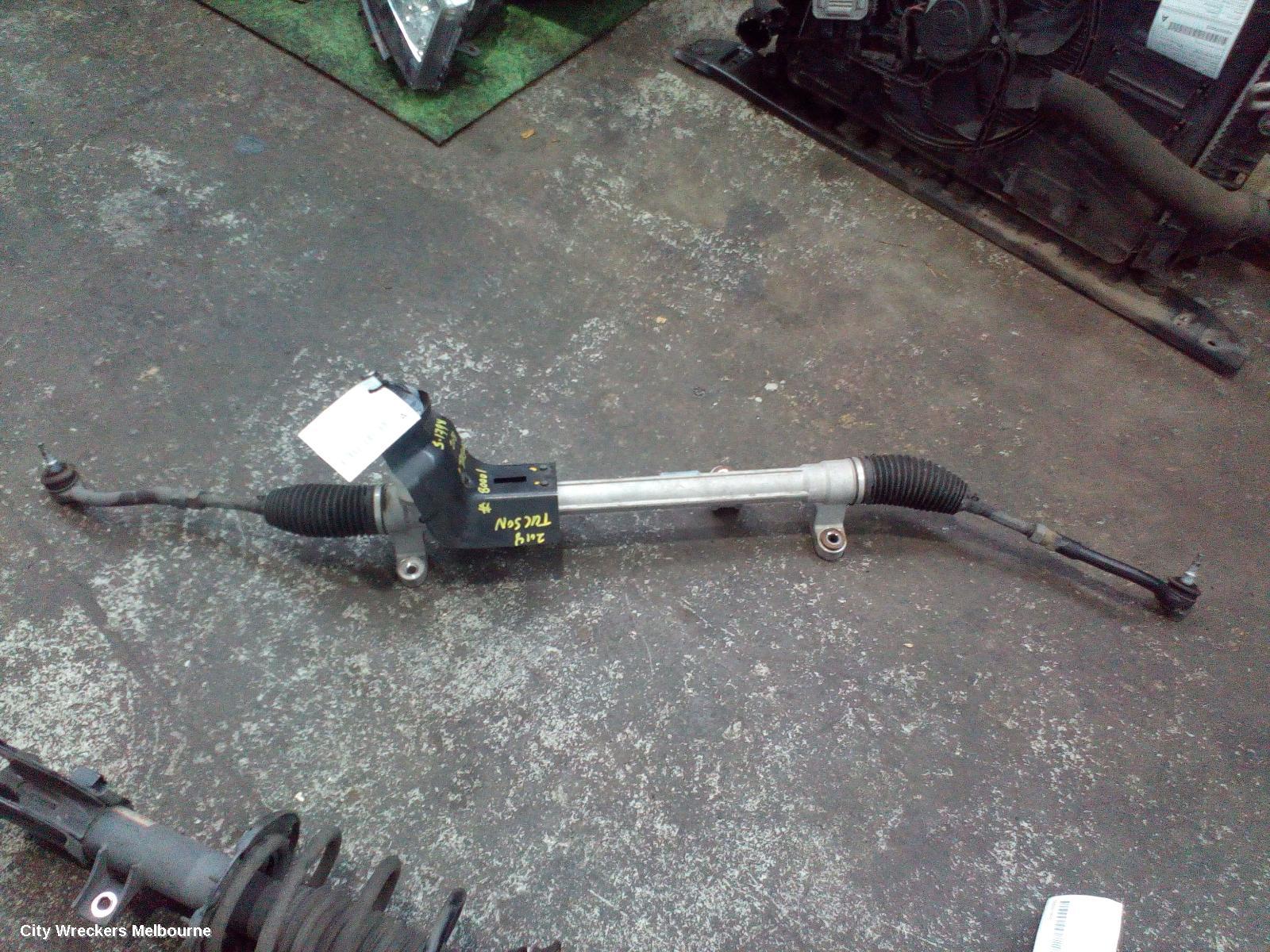 HYUNDAI TUCSON STEERING BOX/RACK, TL, FWD, KOREAN BUILT (VIN KMHJ), 07/2015 - 06/2018