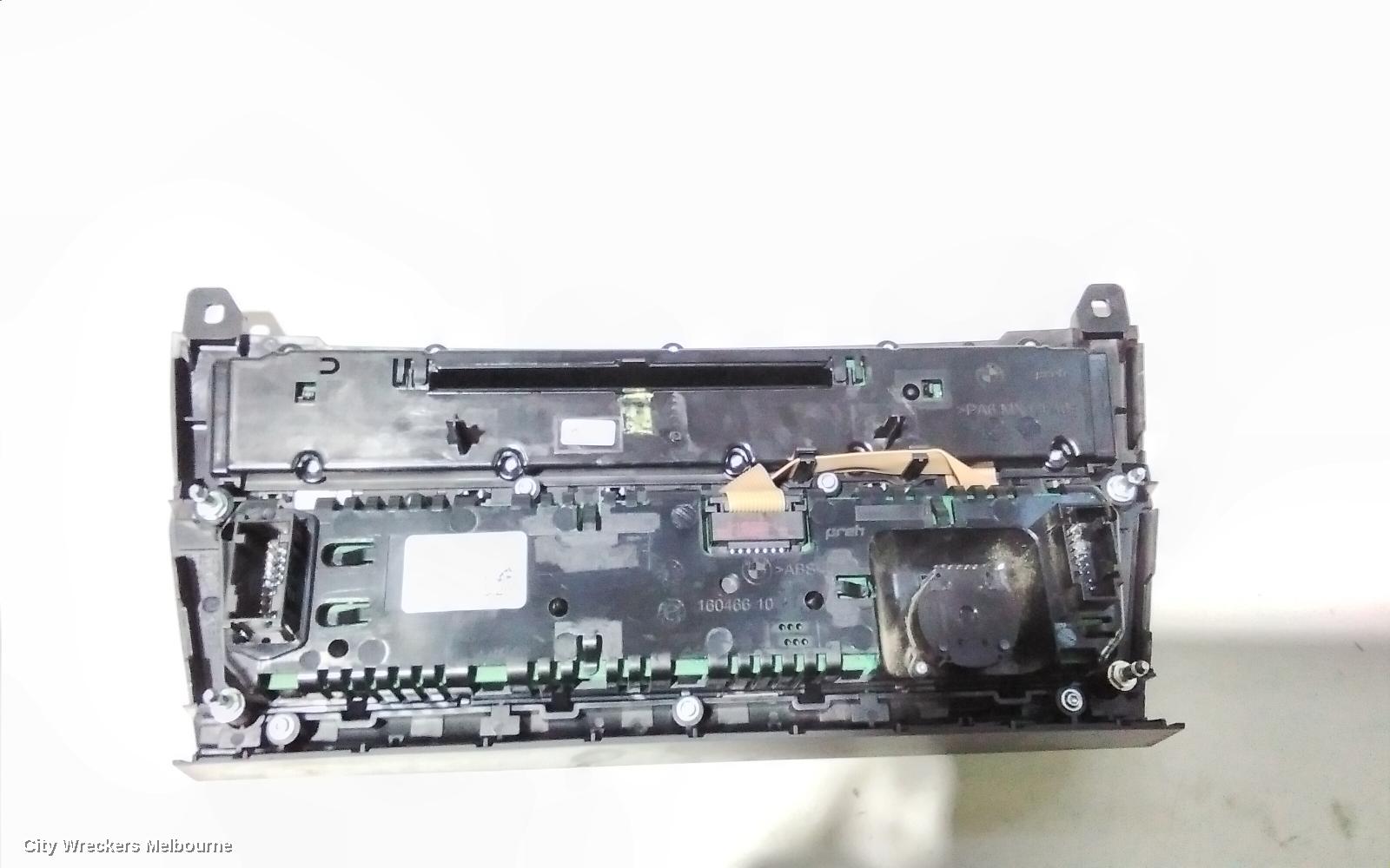 BMW 5 SERIES HEATER/AC CONTROLS, FRONT, F10/F11, SEDAN/WAGON, NON SEAT WARMER TYPE, 05/2010 - 01/2017