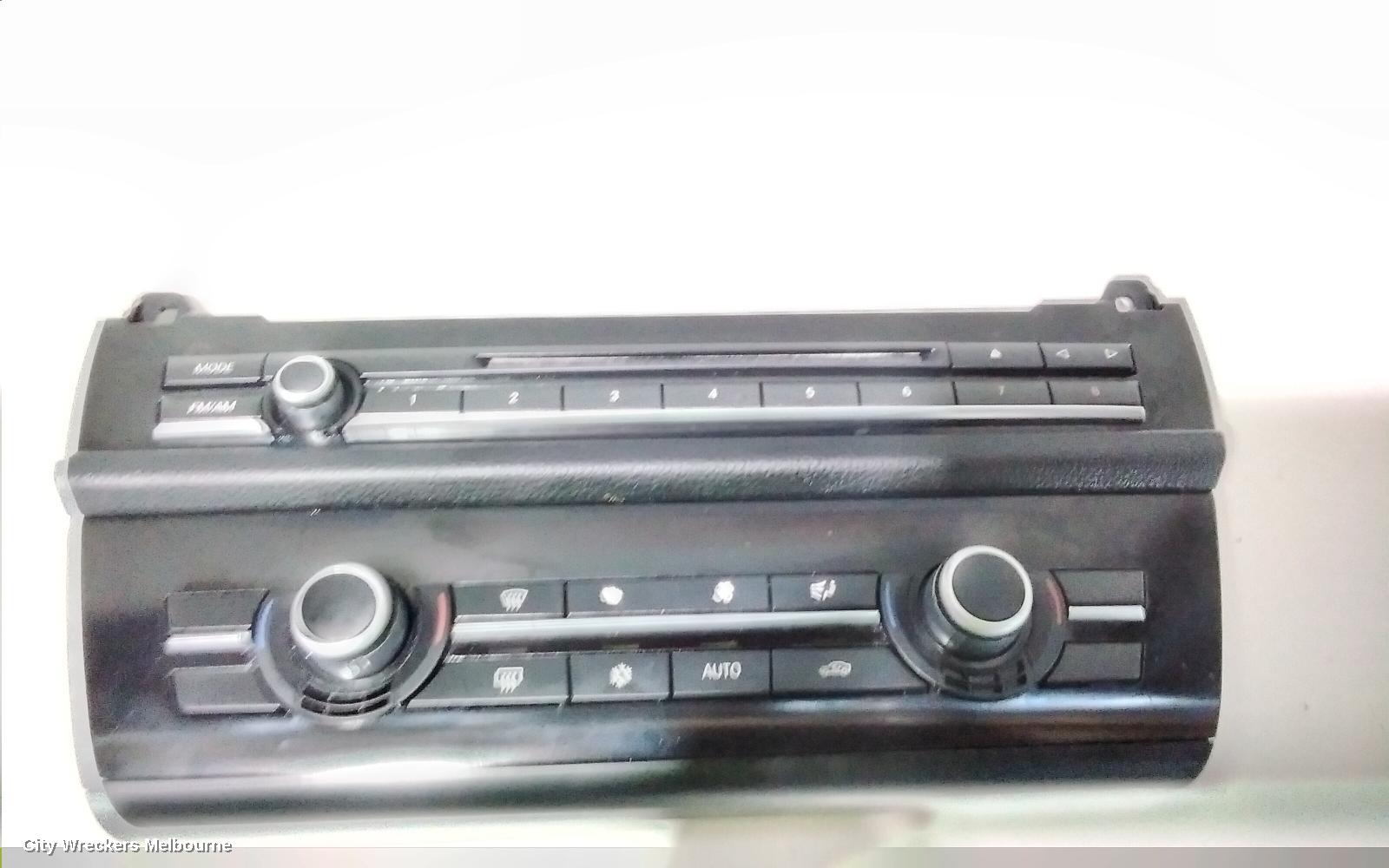 BMW 5 SERIES HEATER/AC CONTROLS, FRONT, F10/F11, SEDAN/WAGON, NON SEAT WARMER TYPE, 05/2010 - 01/2017