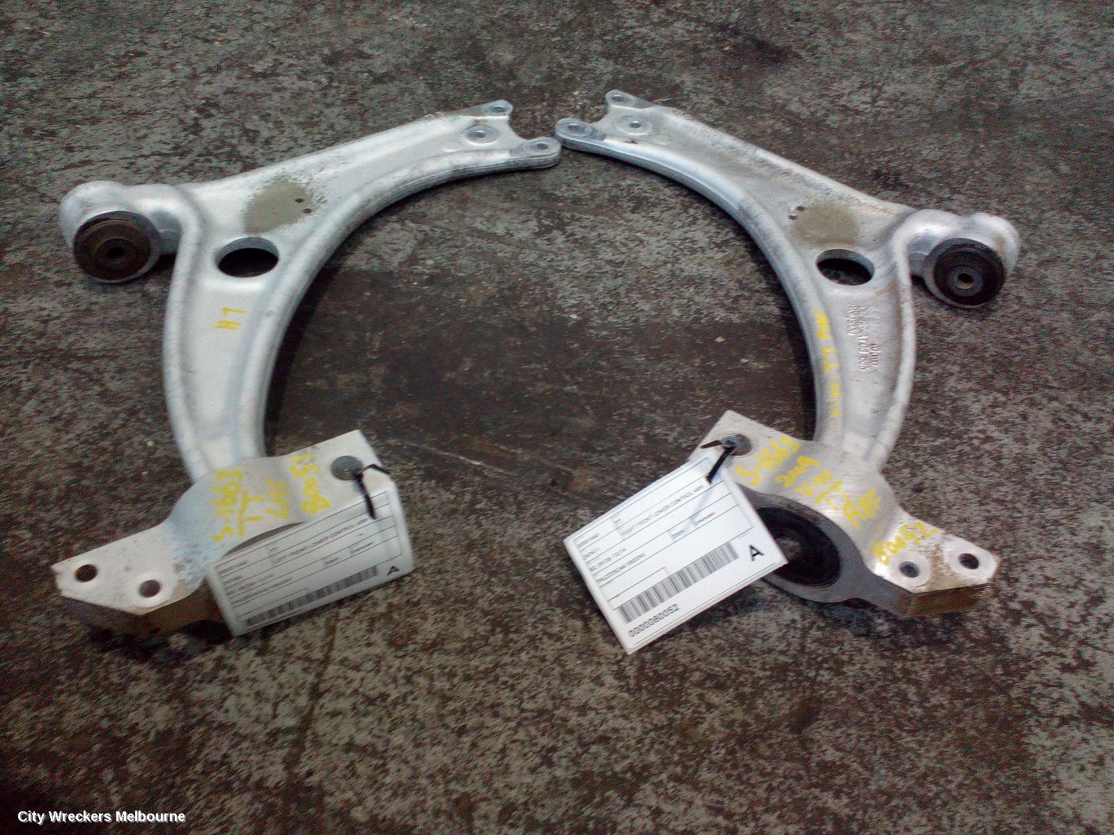 AUDI TT RIGHT FRONT LOWER CONTROL ARM, 8J, 09/2006 - 12/2014