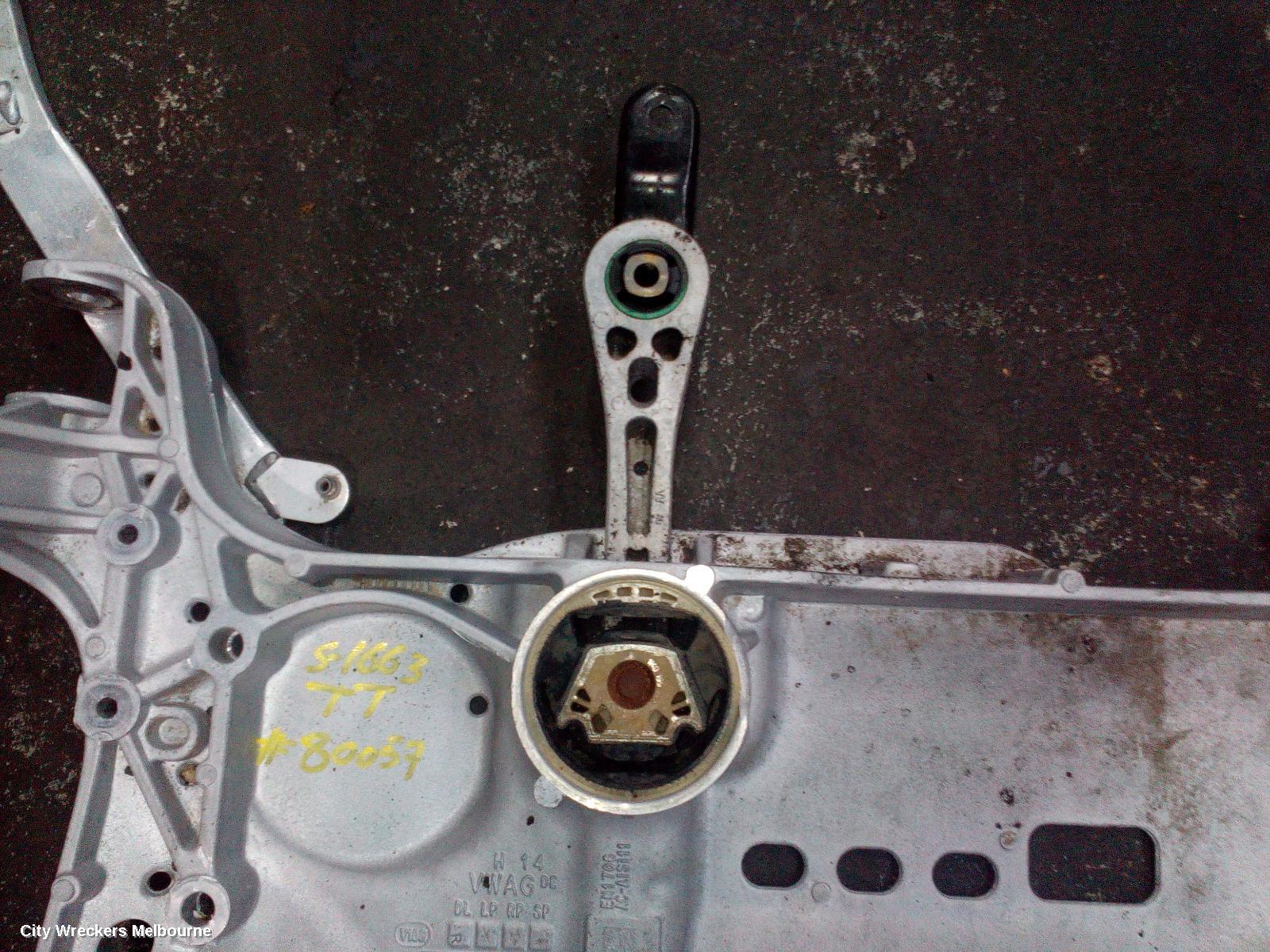 AUDI TT FRT XMEMBER/CRADLE, 8J, 09/2006 - 12/2014
