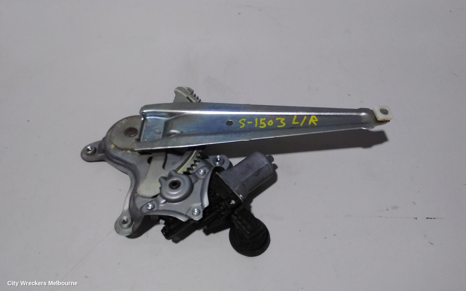 TOYOTA CAMRY LEFT REAR WND REG/MOTOR, ASV50/AVV50, POWER, 12/2011 - 10/2017