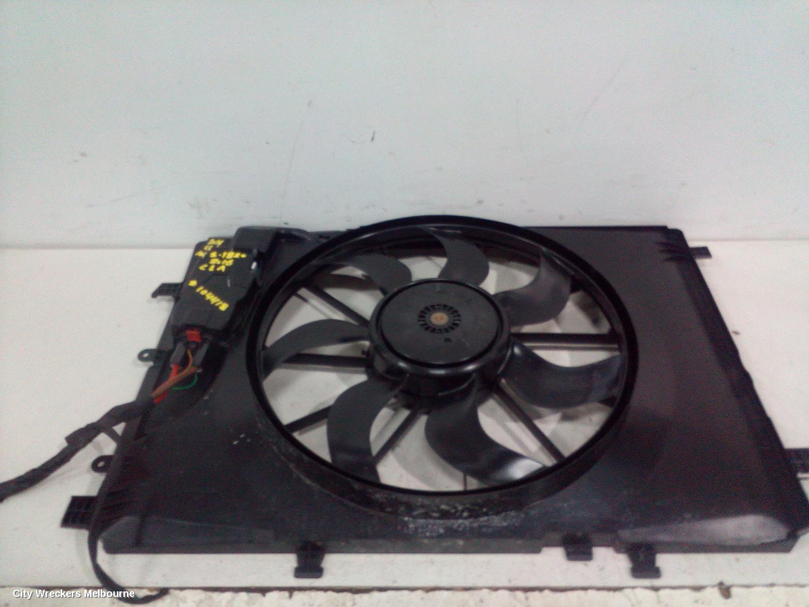 MERCEDES CLA CLASS FAN, SINGLE FAN ASSY, 1.6, PETROL, C117/X117, 09/2013 - 01/2019