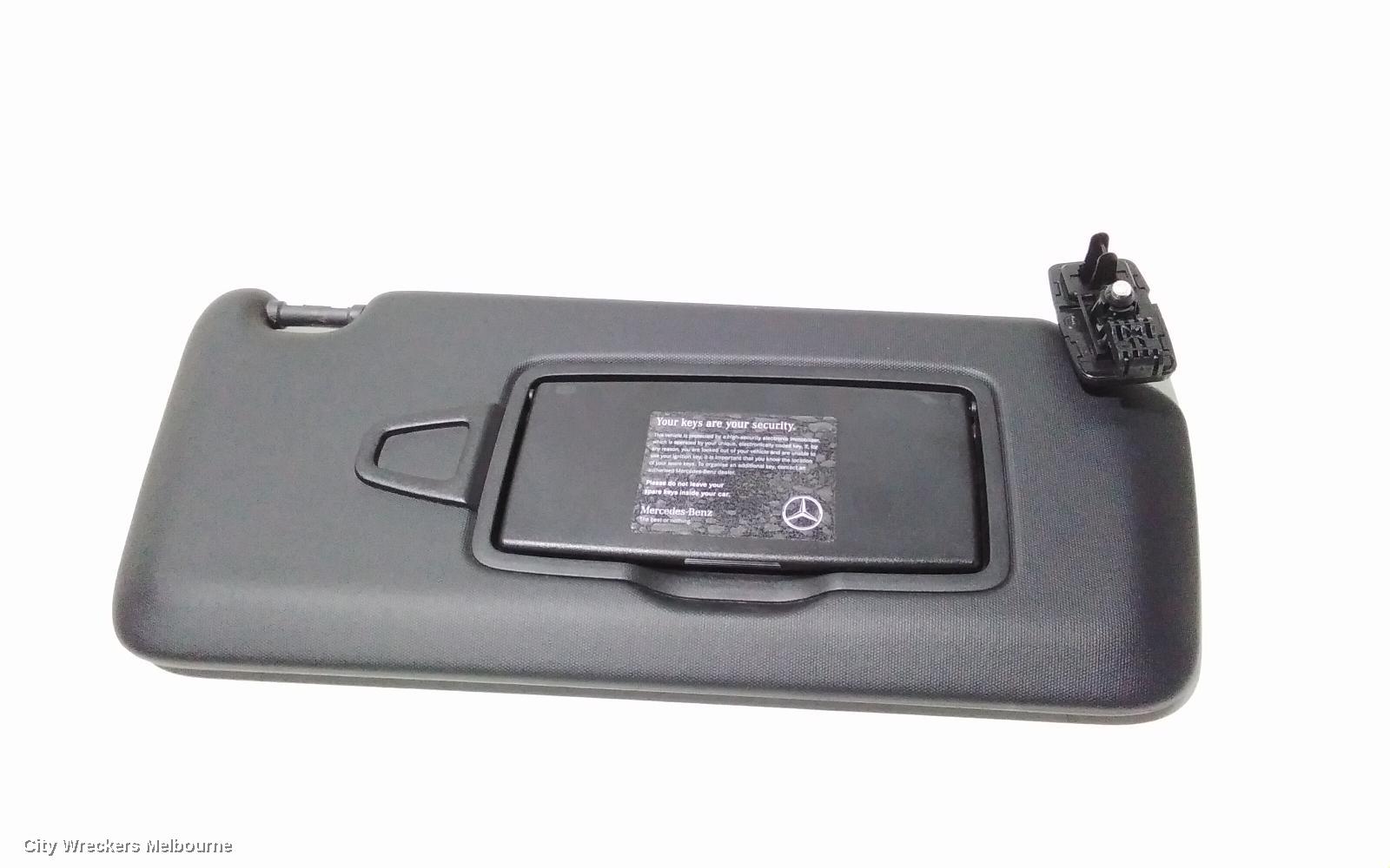 MERCEDES CLA CLASS SUNVISOR, C117, RH SIDE, 10/2013 - 02/2019