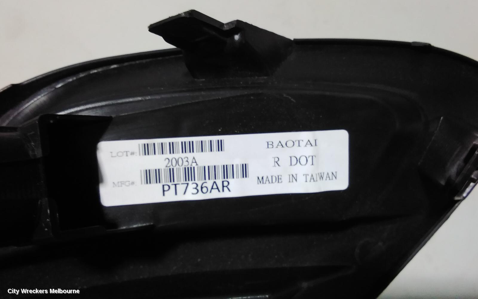 MAZDA 2 RIGHT INDICATOR/FOG/SIDE, BUMPER FOGLAMP, DE SERIES, 09/2007 - 09/2014