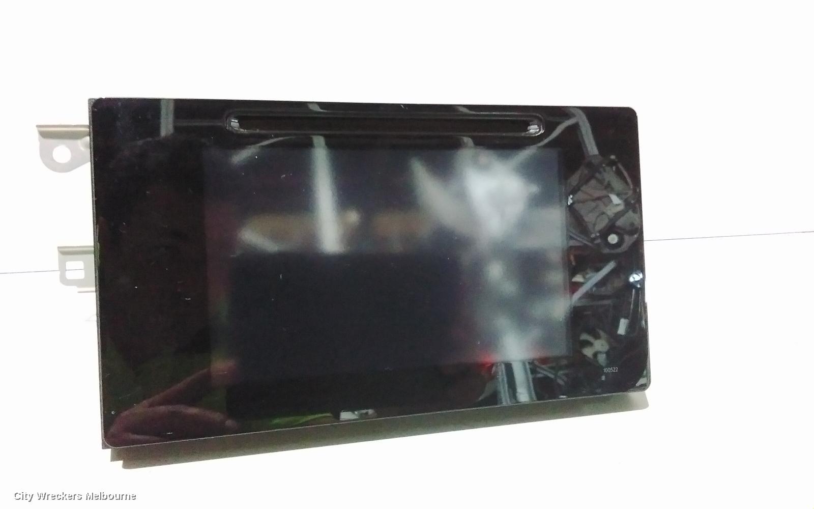 TOYOTA COROLLA RADIO/CD/DVD/SAT/TV, 6.1IN TOUCHSCREEN (P/N ON FACE 100181), ZRE182R, HATCH, 10/2012 - 03/2015