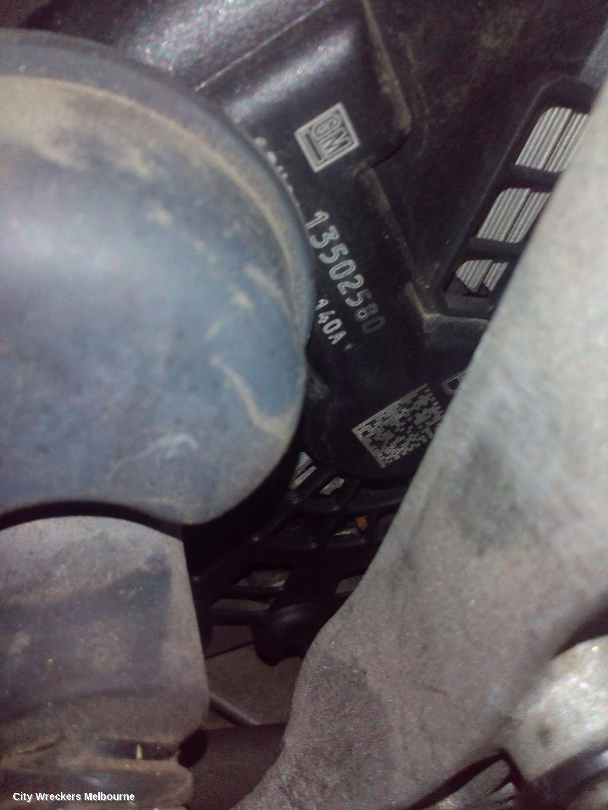 HOLDEN CRUZE ALTERNATOR, DIESEL, 2.0, Z20S1, TURBO, JG, 03/2009 - 02/2011