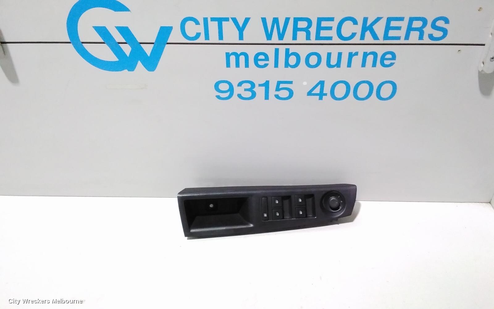 HOLDEN CRUZE PWR DR WIND SWITCH, RH FRONT (MASTER SWITCH), JG, 03/2009 - 02/2011