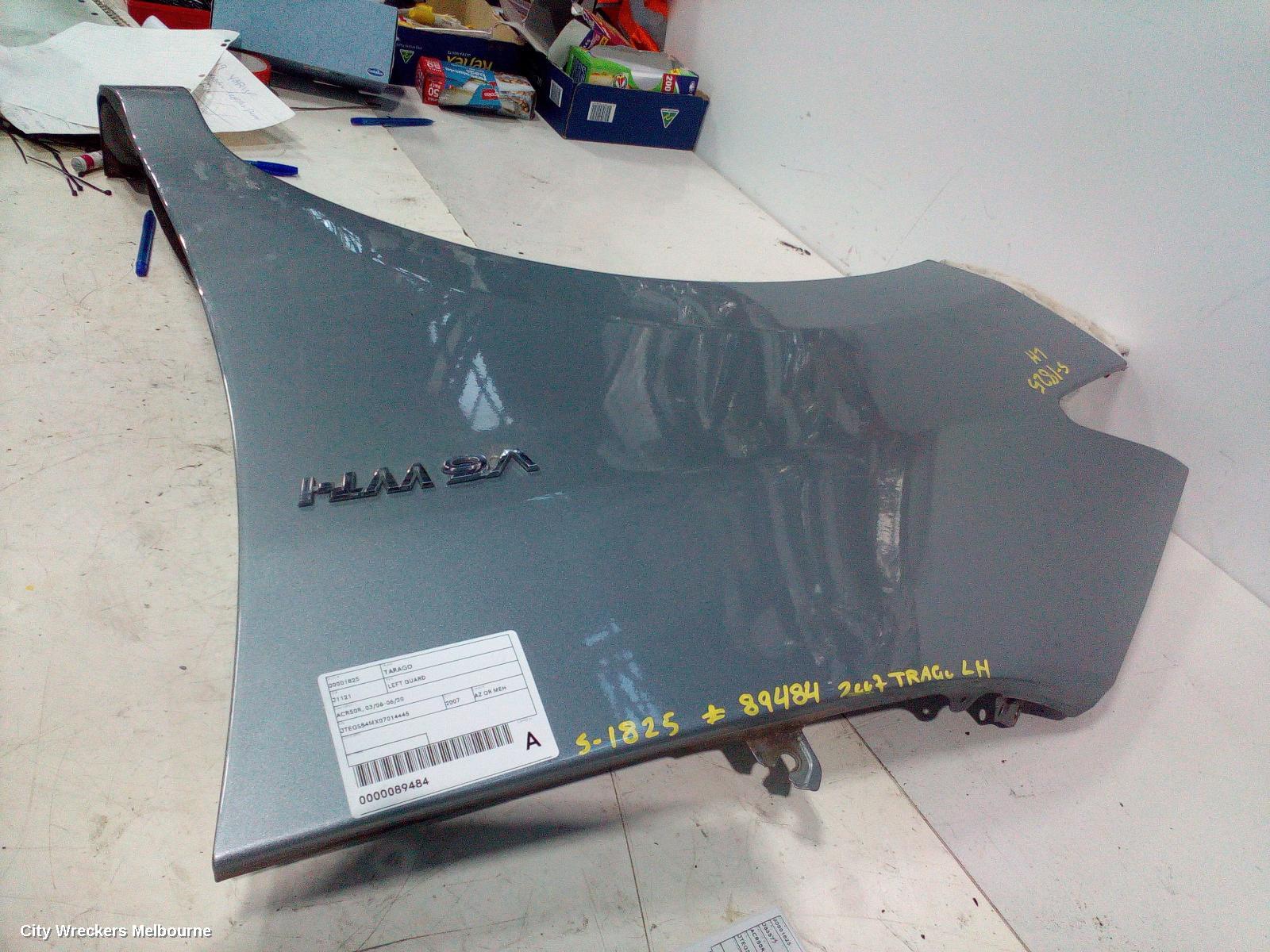 TOYOTA TARAGO LEFT GUARD, ACR50R, 03/2006 - 06/2020